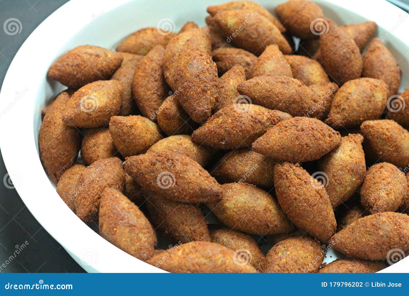 Kibbeh Arabic Beef, Lamb, Goat Or Camel Meat Stuffed Bulgur Kofta
