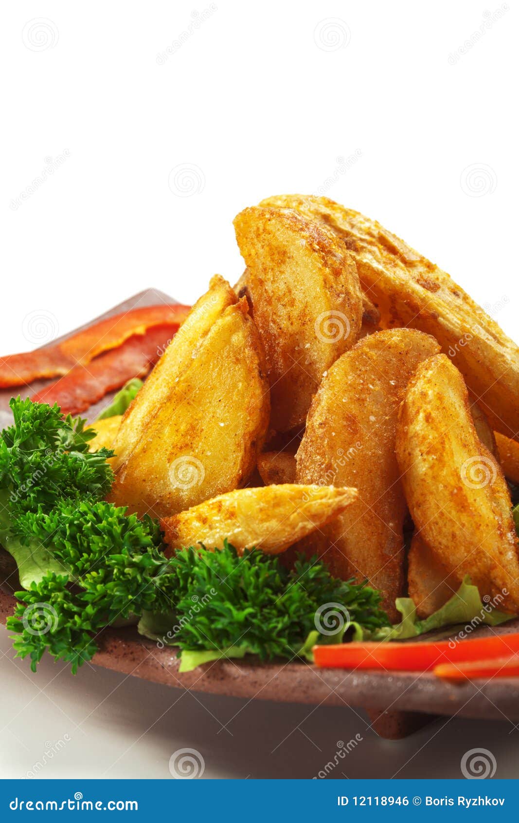 Deep Fried Potato stock photo. Image of junk, fries, food 12118946