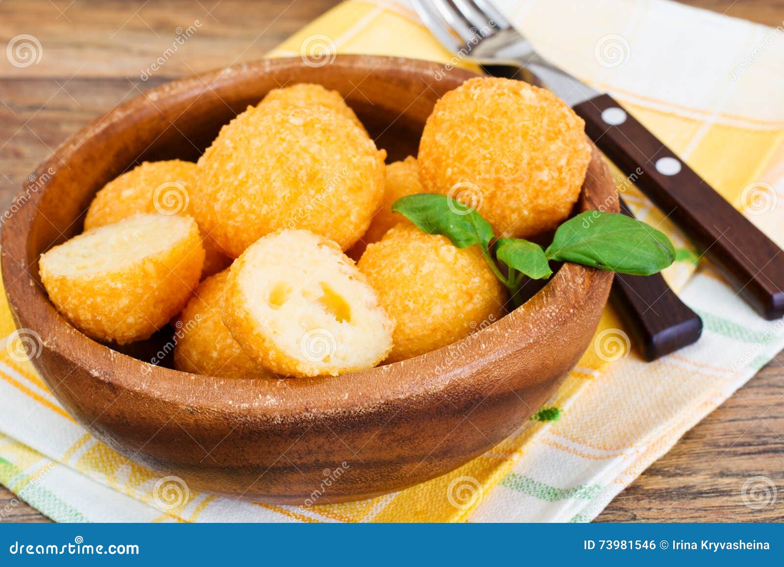 Deep Fried Potato, Cheese Balls Stock Photo Image of fried, lunch