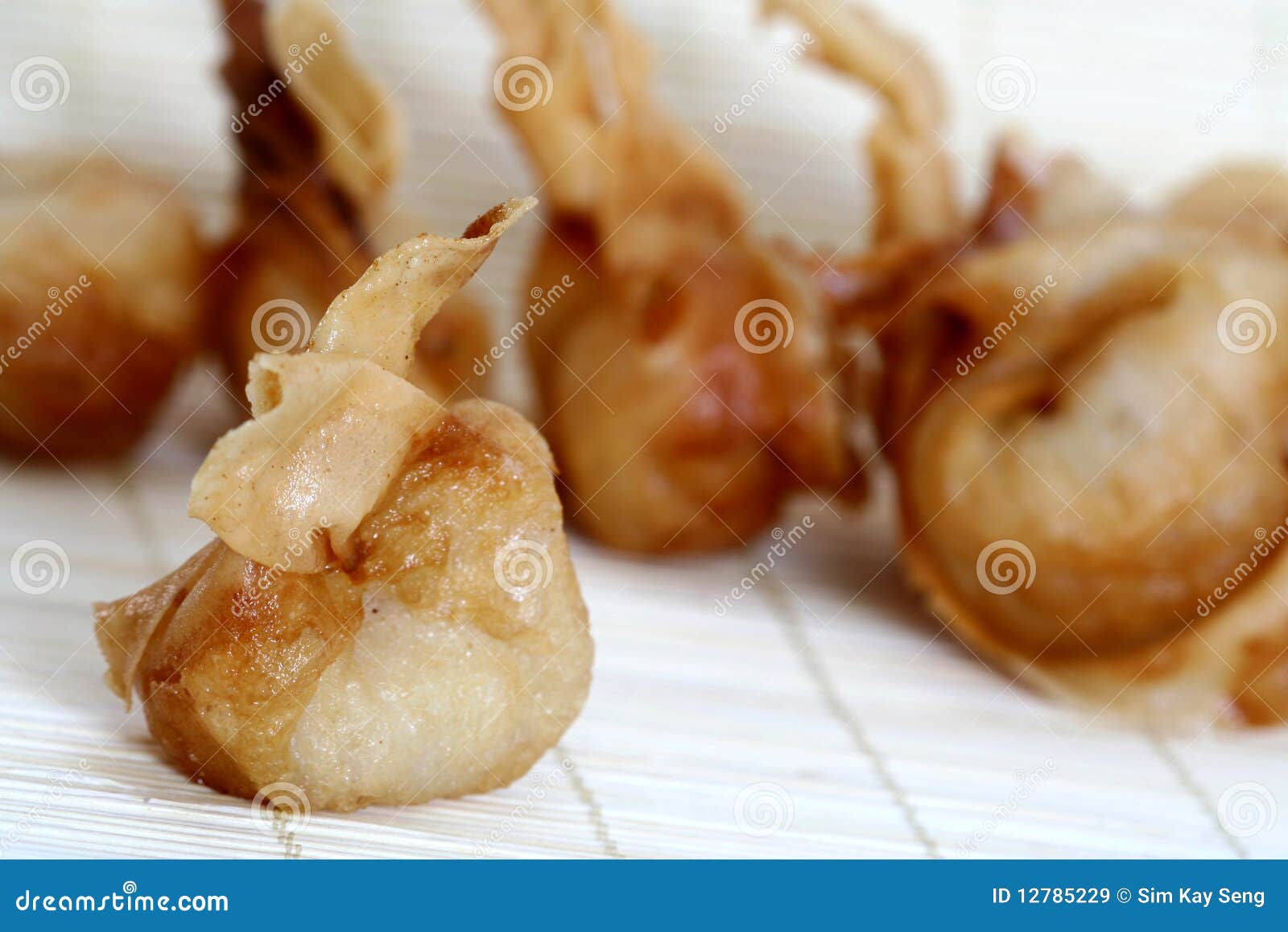 Deep Fried Prawn Dumpling stock image. Image of sweet 12785229