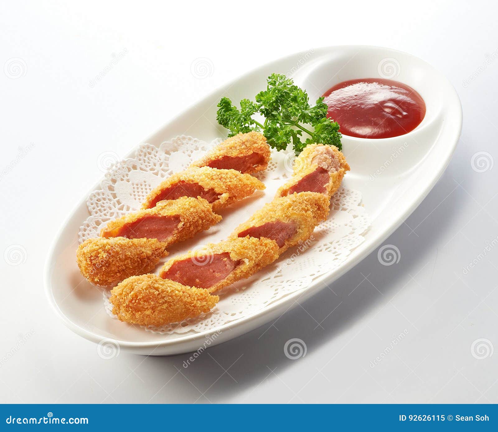 Deep Fried Sausage Stock Photos Royalty Free Pictures