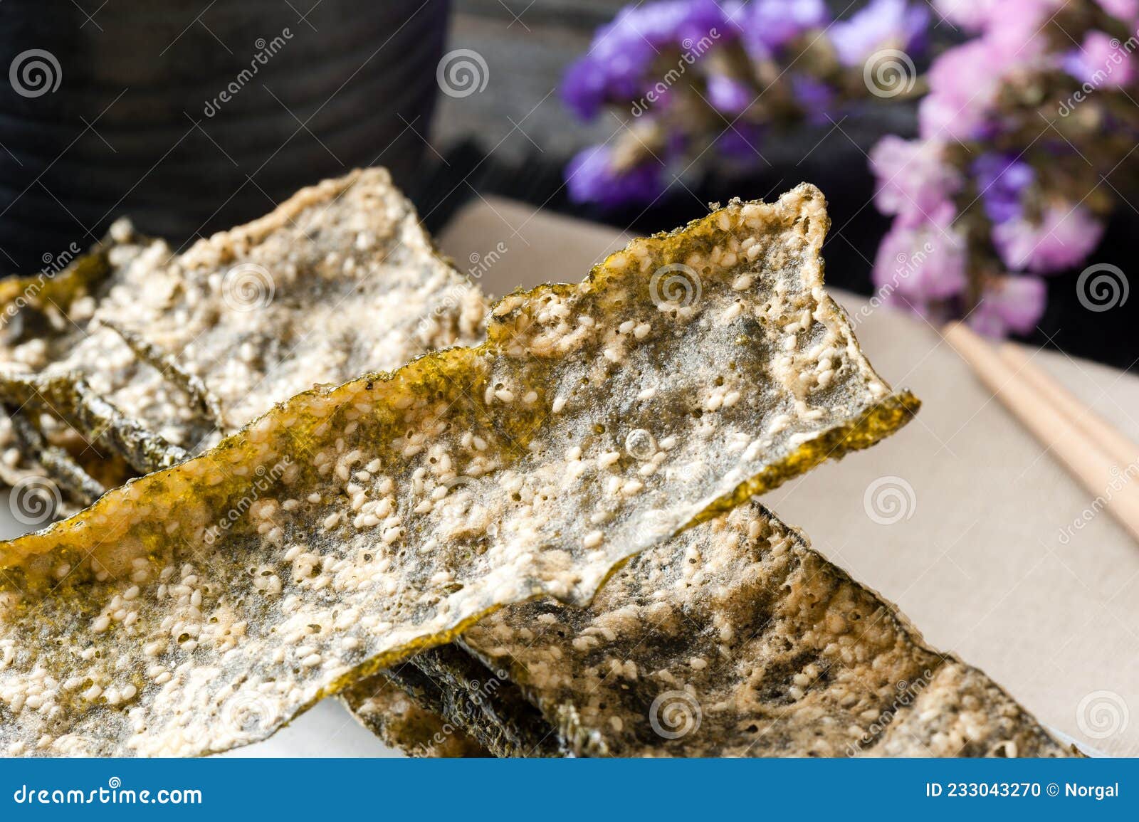 Deep fried seaweed stock photo. Image of asian, cooked 233043270