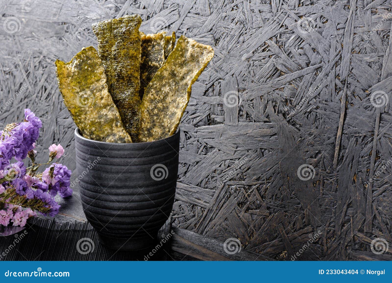 Deep fried seaweed stock photo. Image of nori, seaweed 233043404