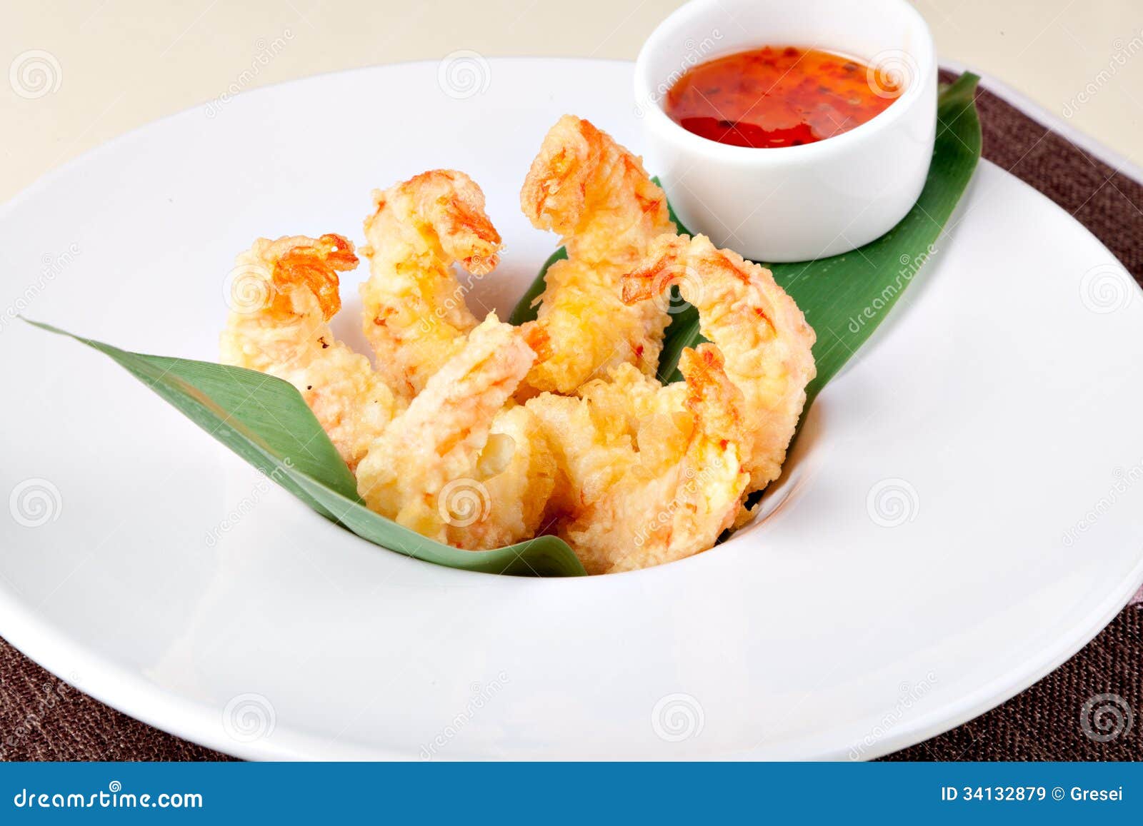 Deep Fried Shrimps stock image. Image of cuisine, closeup - 34132879