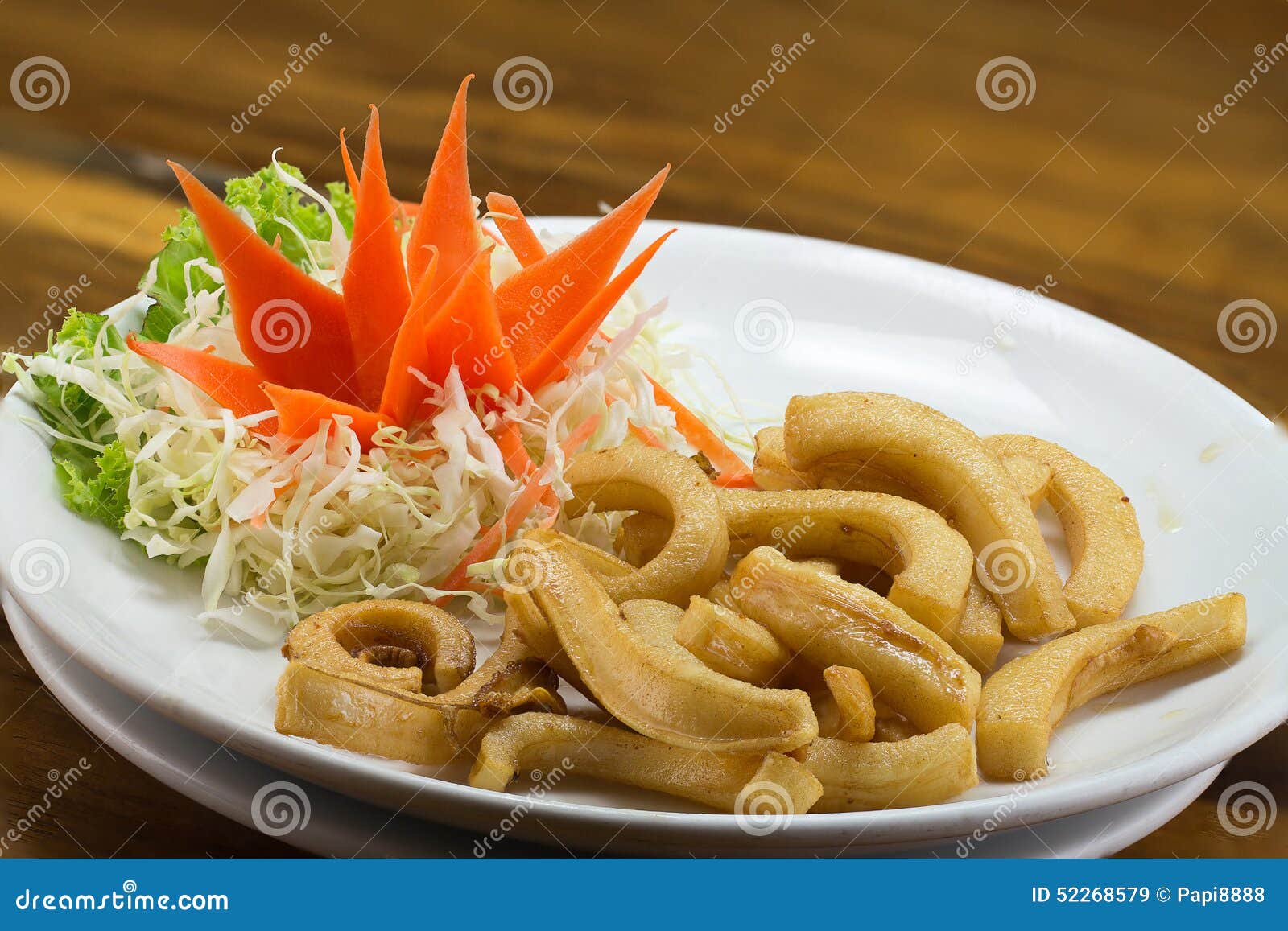 Deep Fried Sundried Squids Stock Image Image of marine, squid 52268579