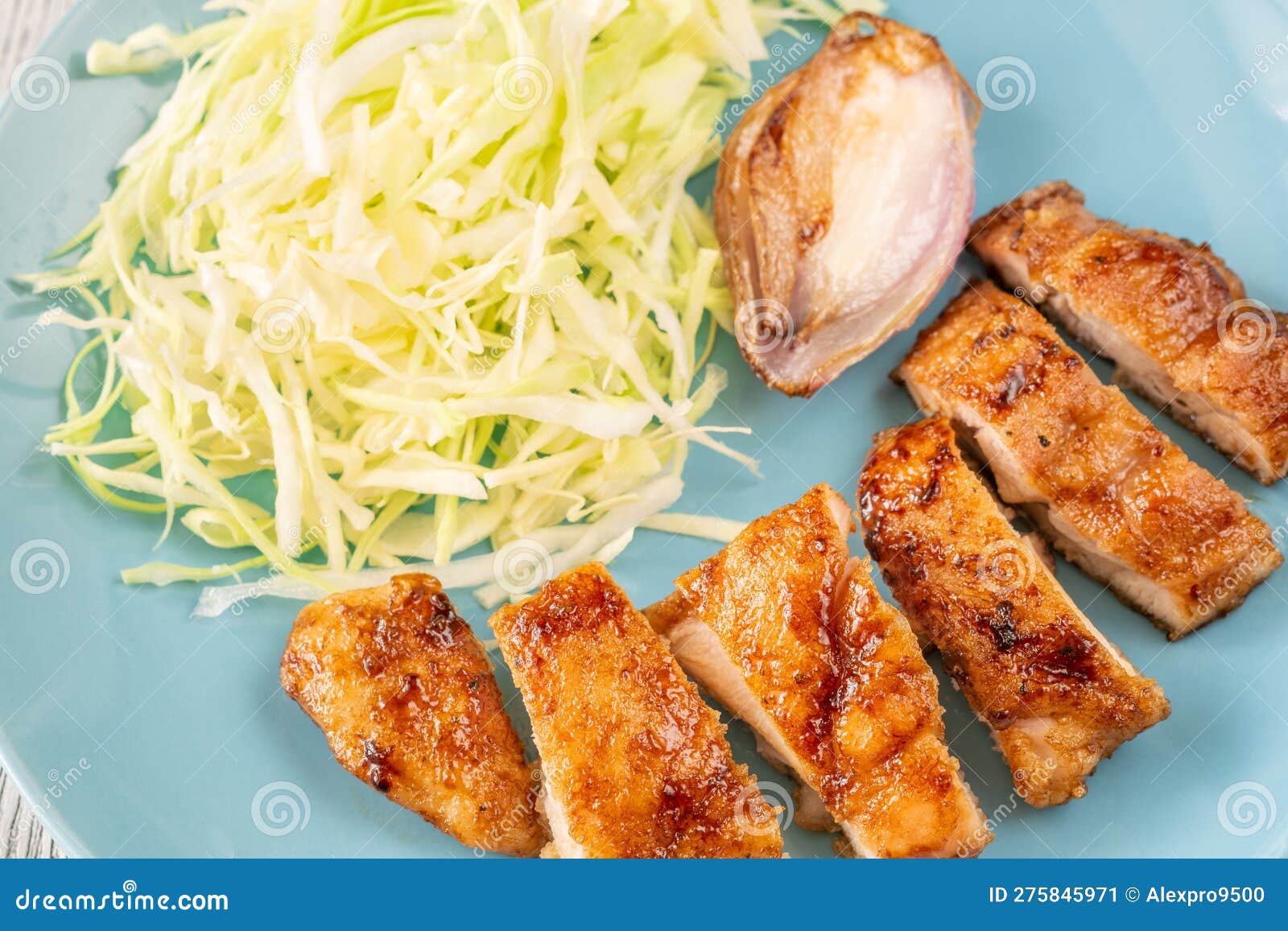 Deep Fried Teriyaki Chicken Stock Image Image of teriyaki, meat 275845971