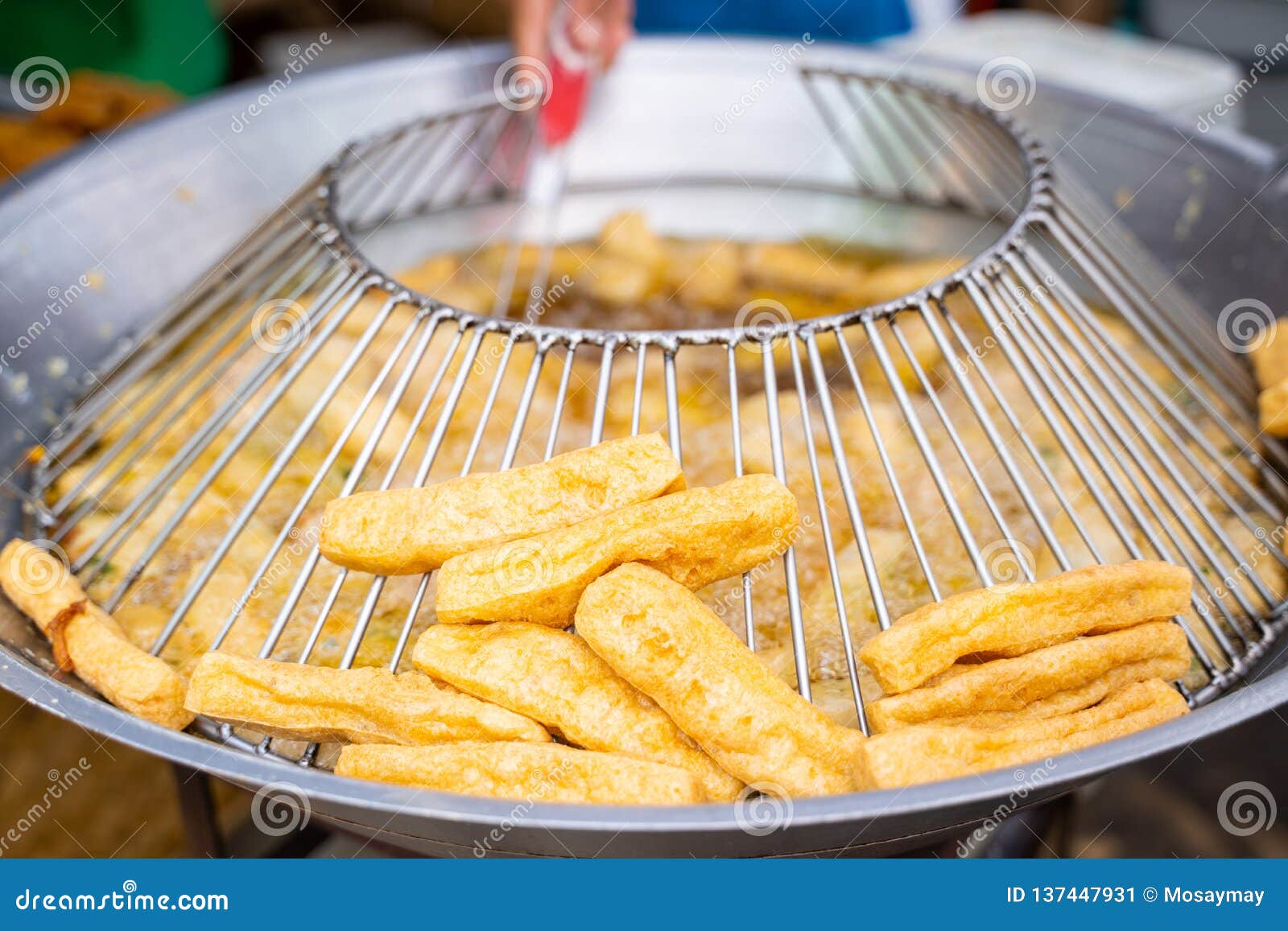 Deep Fried Tofu Vegetarian Food Stock Image - Image of cook, vegetarian