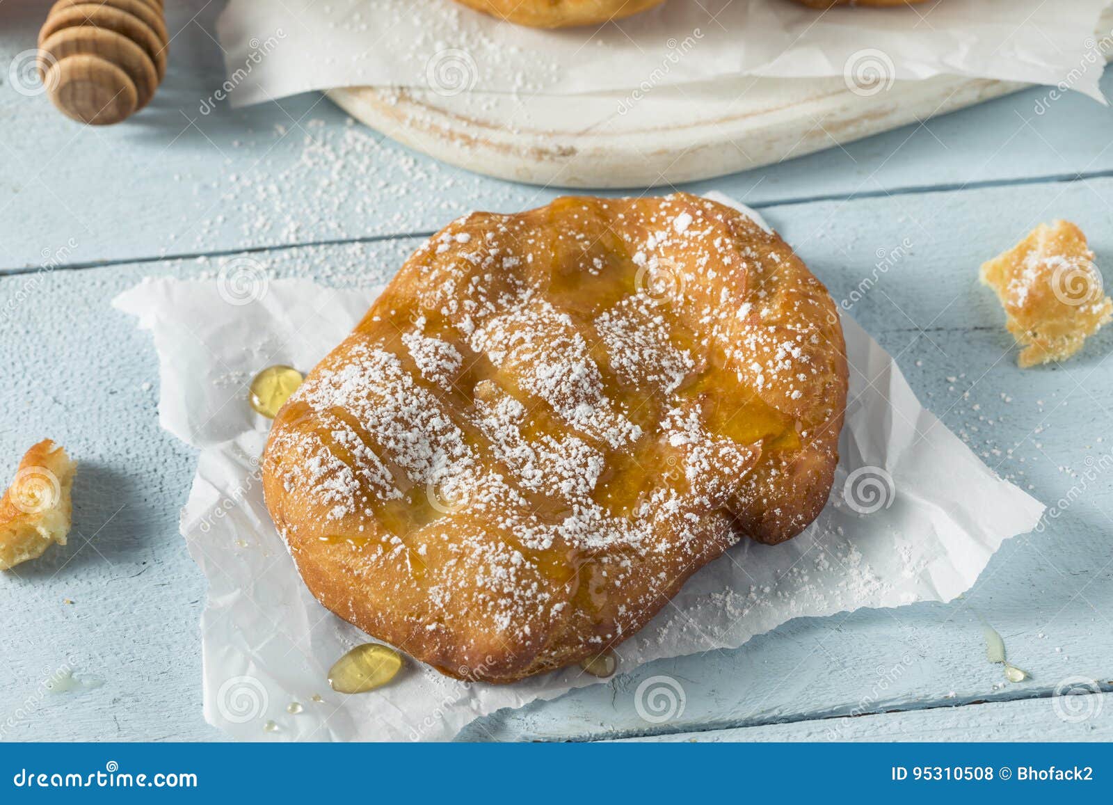 Deep Fried Utah Scones Bread Stock Photo Image of powdered, scones