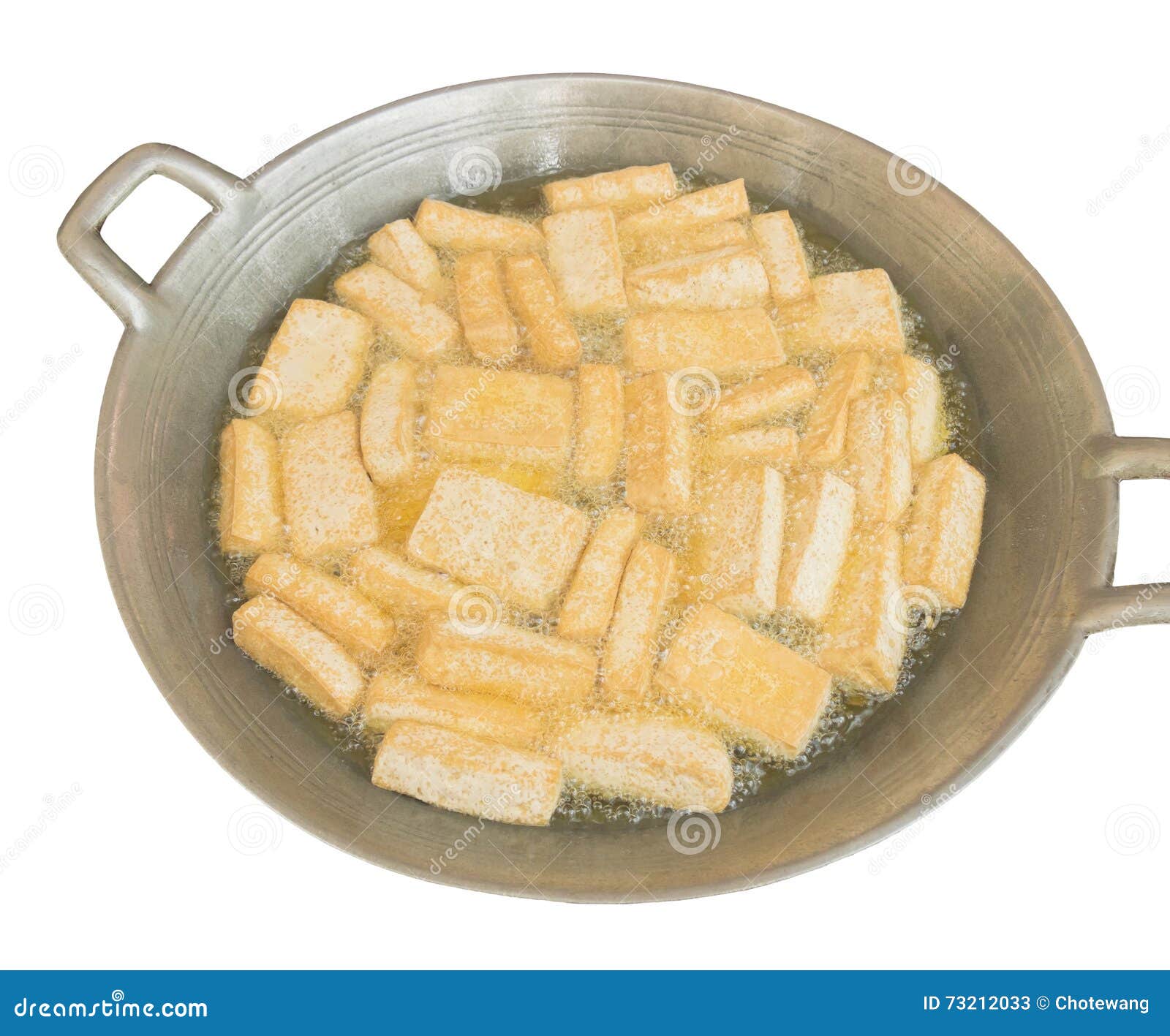 Deep frying tofu stock image. Image of appetizer, meal 73212033