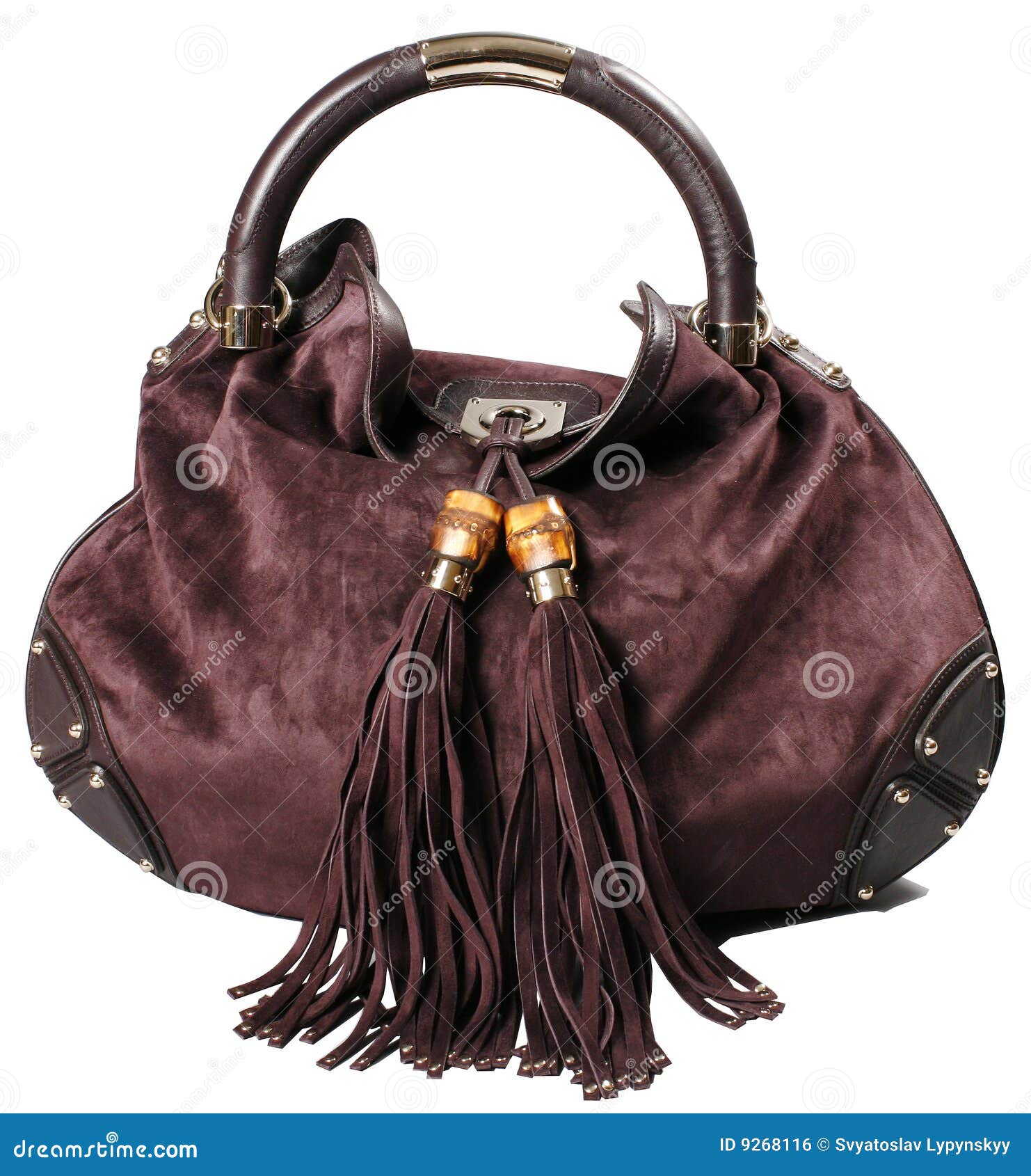 Deep red leather bag stock photo. Image of journey, real 9268116