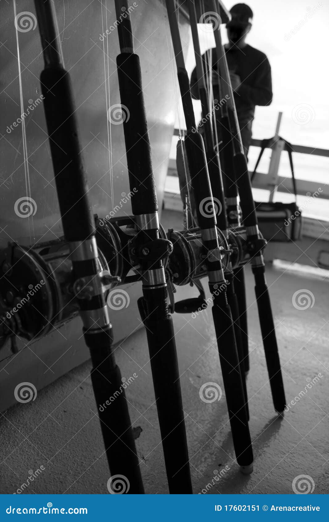 Deep Sea Fishing Rods stock image. Image of deep, line - 17602151