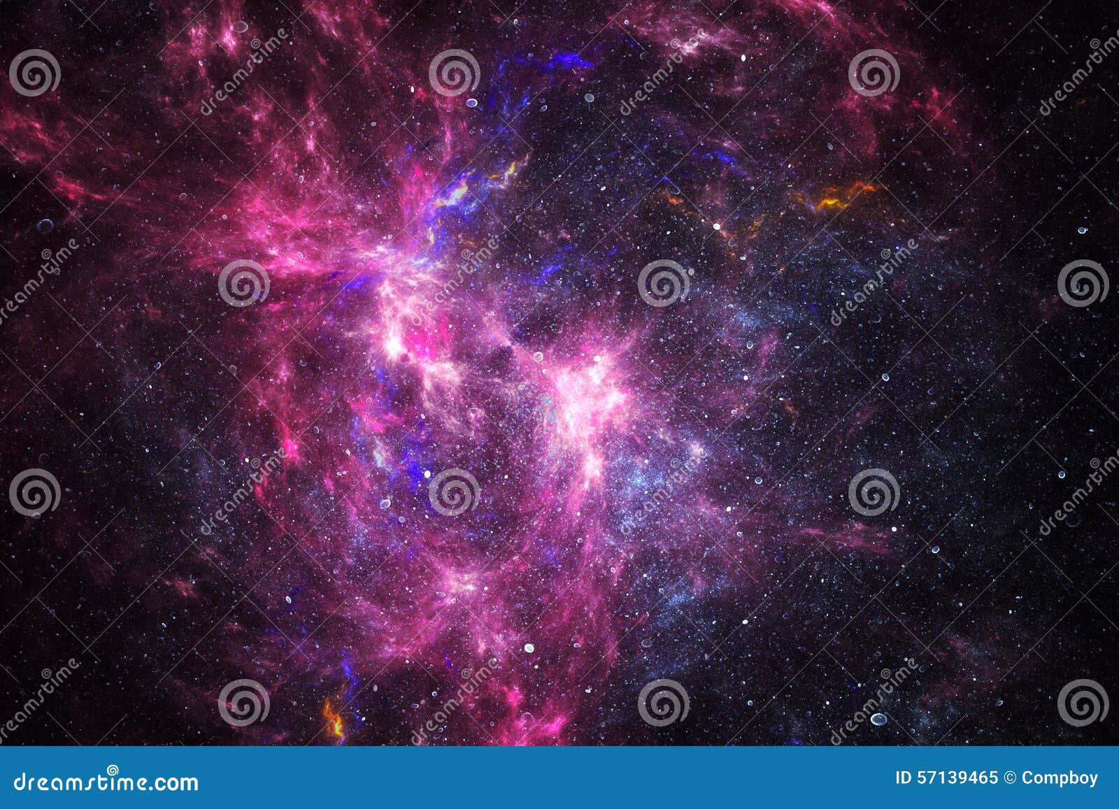 deep space nebula with stars