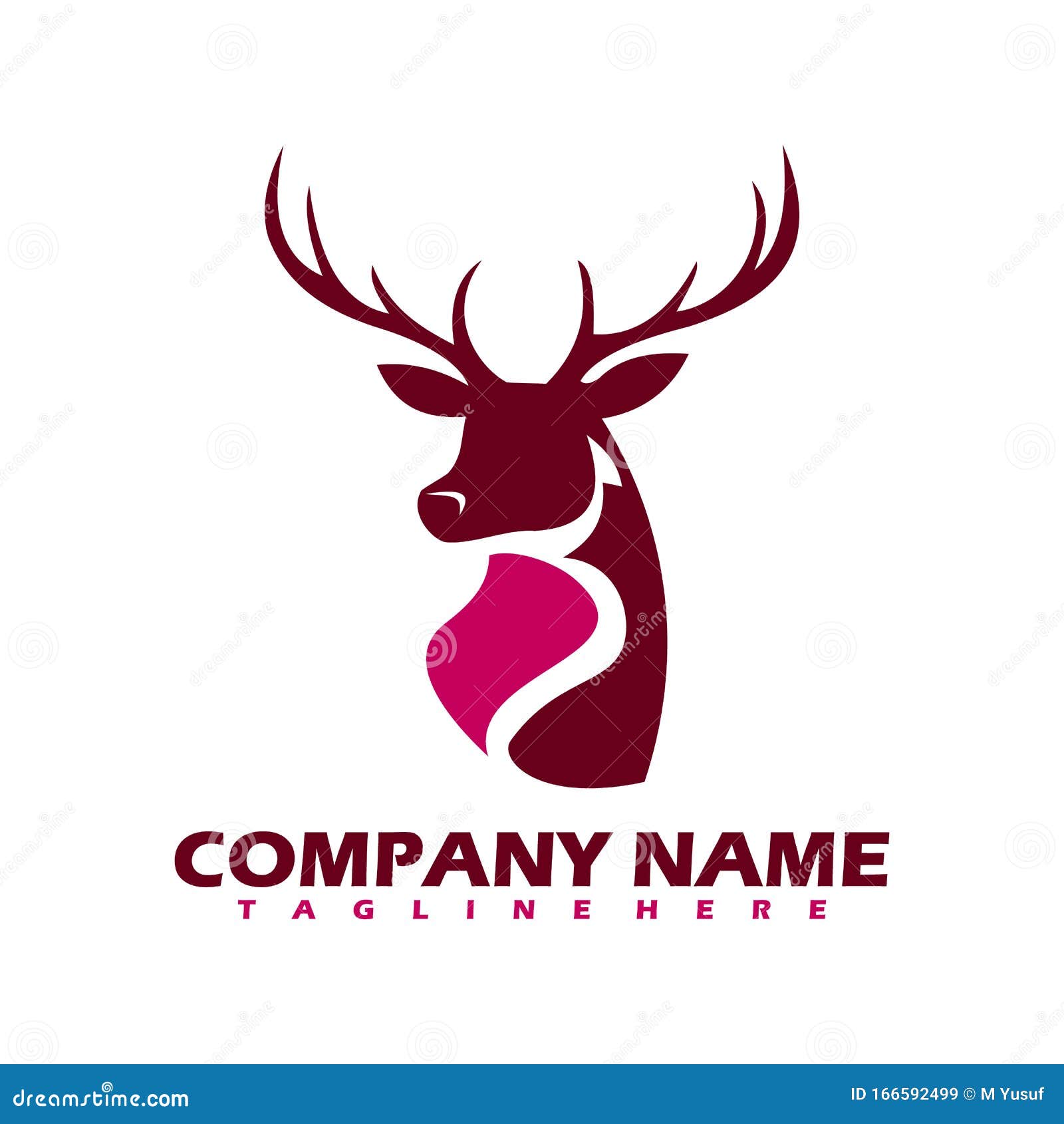 deer logo  icon . deer 