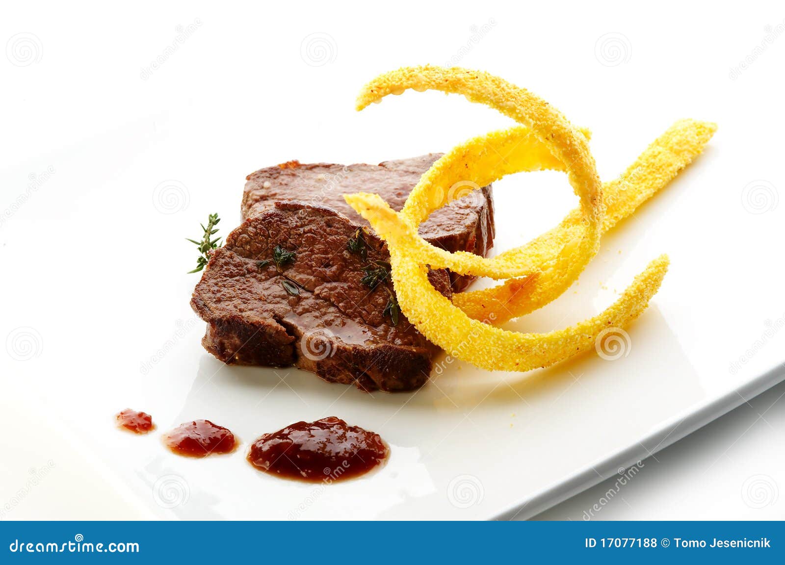 Deer steak fillet stock photo. Image of dinner, tasty 17077188