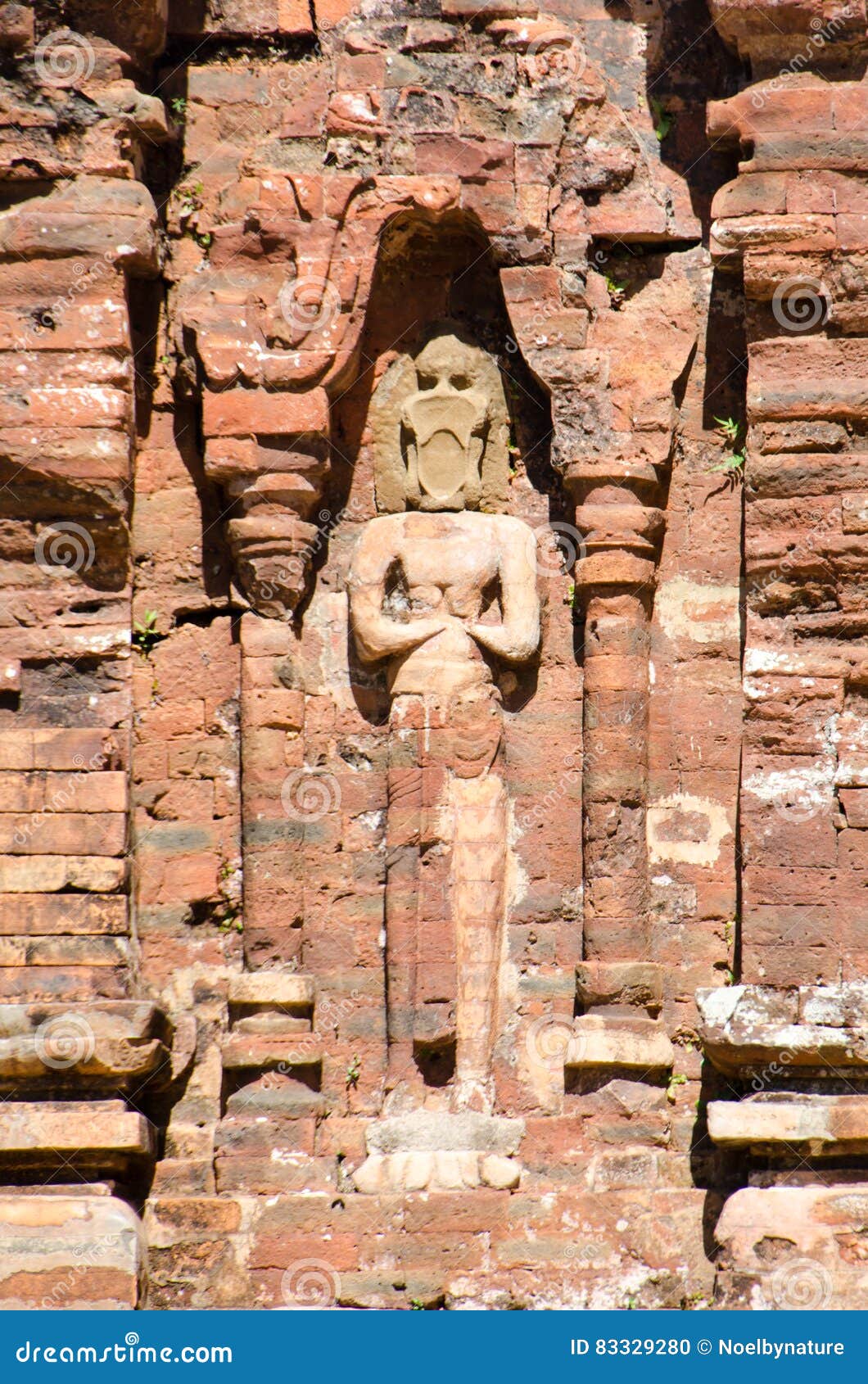 Defaced statue stock photo. Image of looting, world, asia 83329280