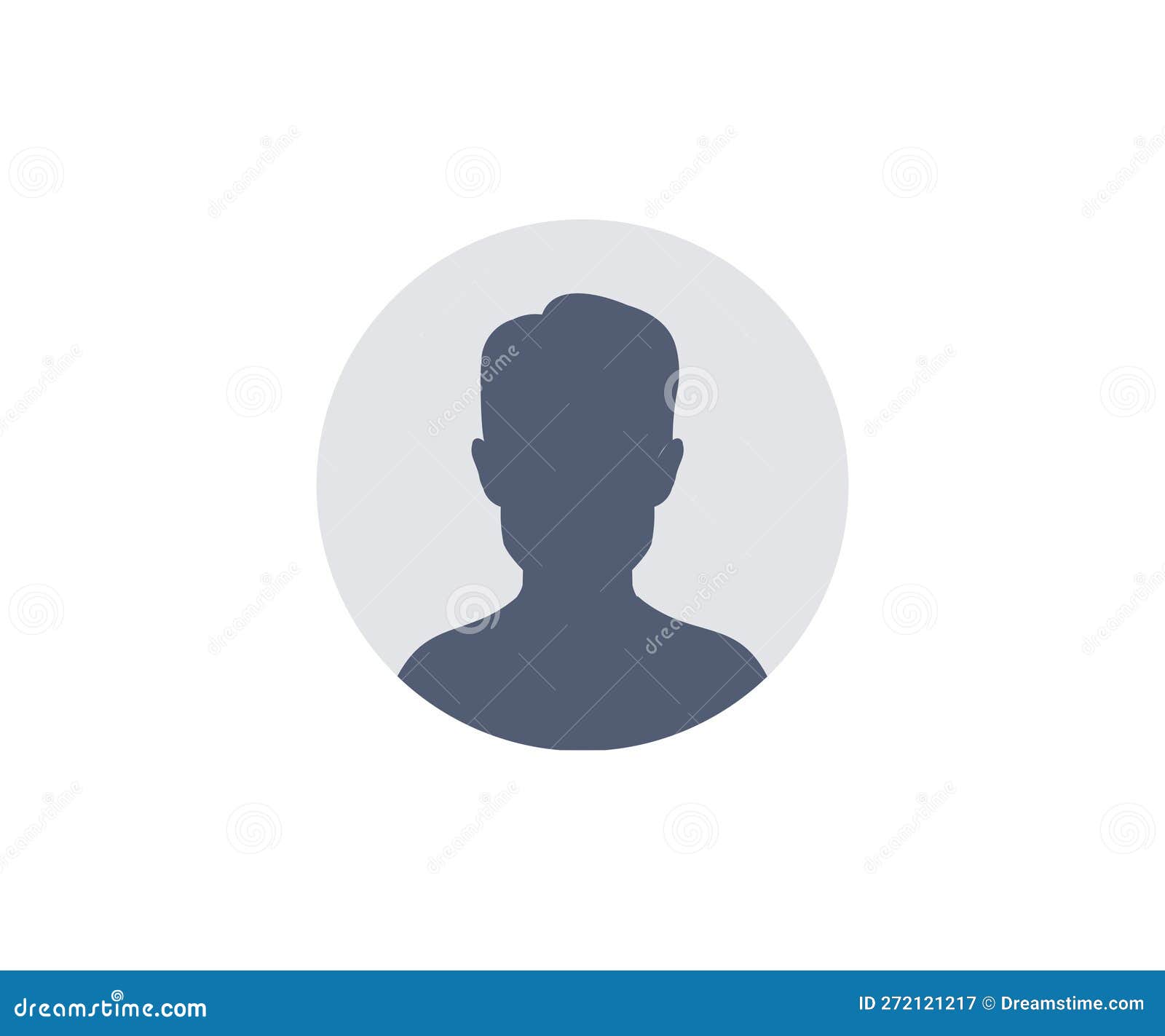 User avatar icon, button, profile symbol, flat person icon – stock vector  Stock Vector