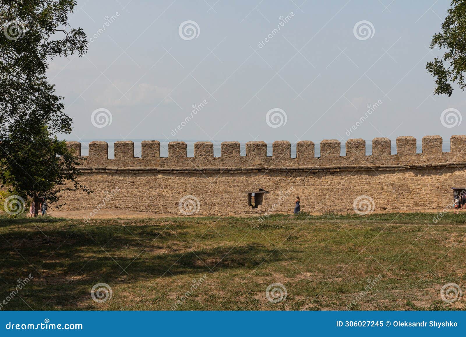 defence walls of bilhorod-dnistrovskyi fortress or akkerman fortress
