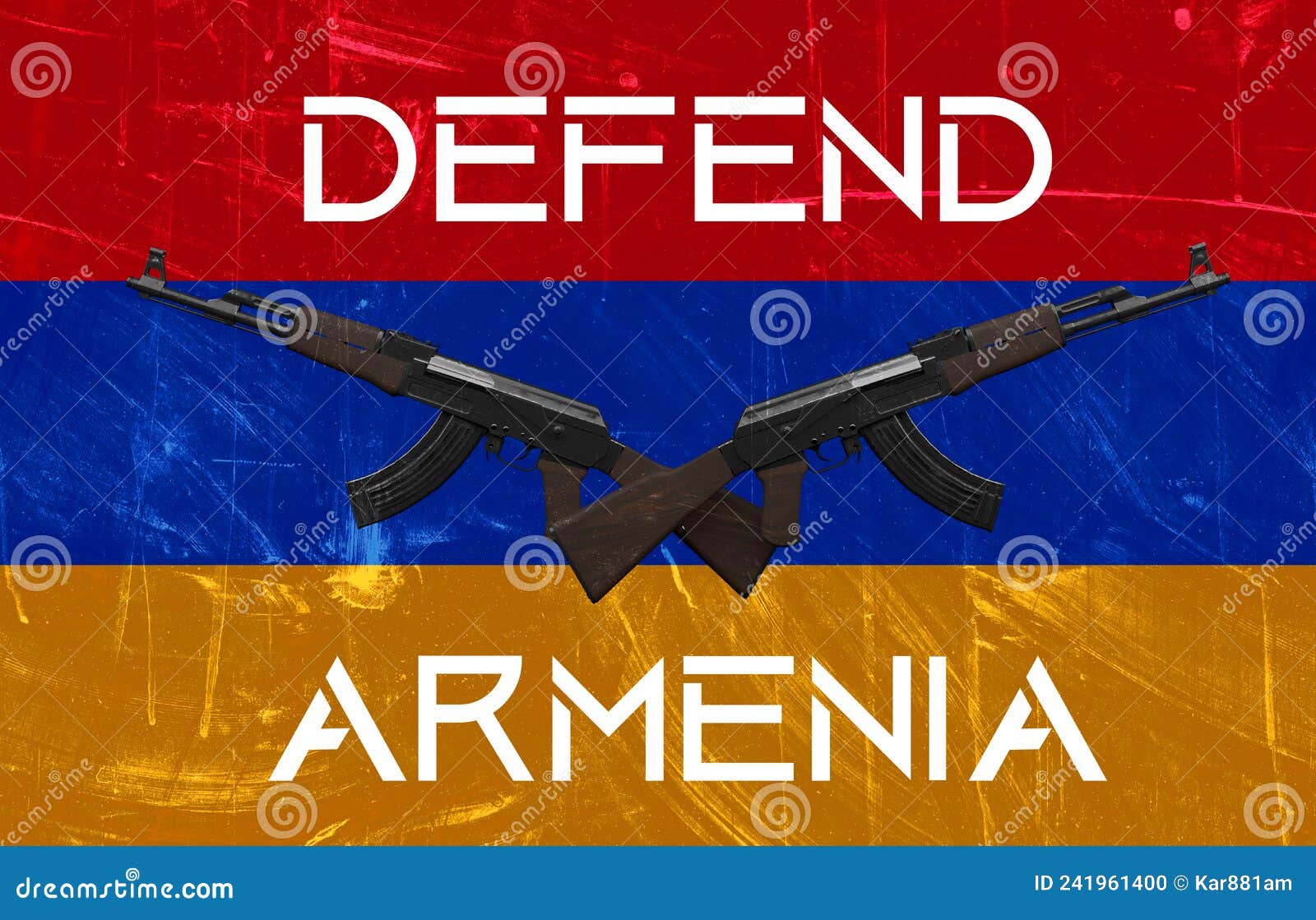 Defend Armenia Wallpaper, AK-47 and Flag Armenia Stock Illustration -  Illustration of defender, ally: 241961400