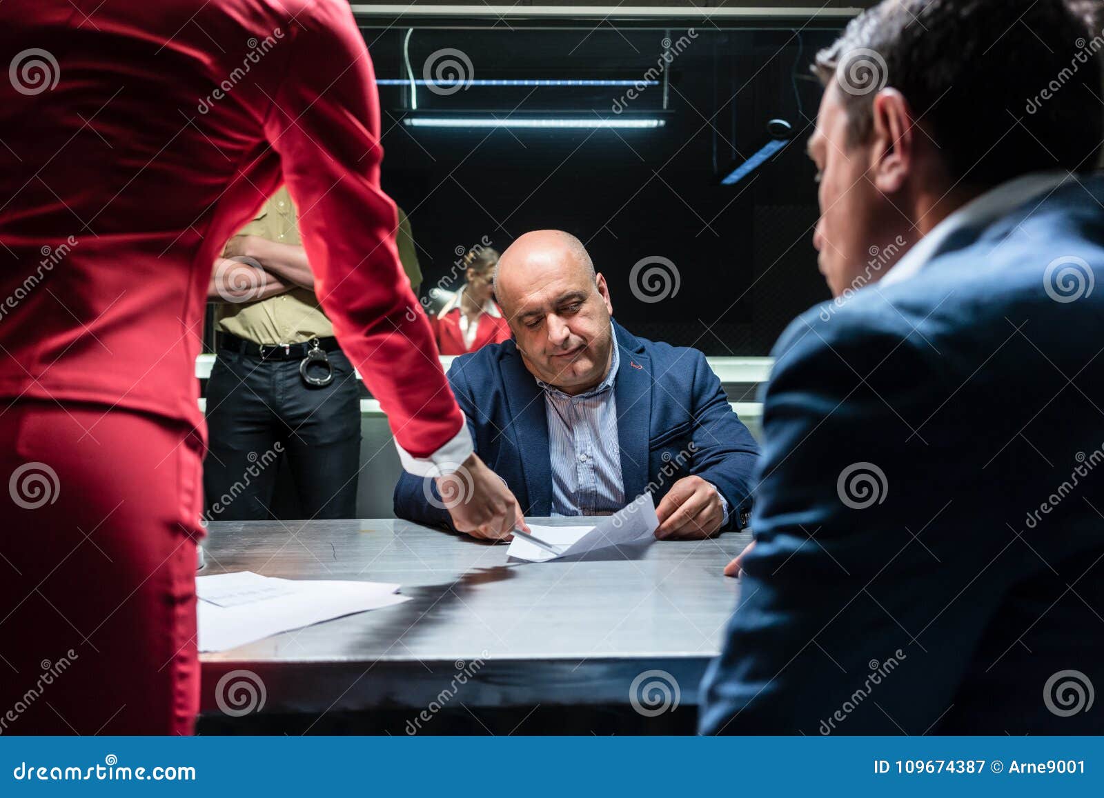 defendant or witness counseled by the lawyer to sign an official statement