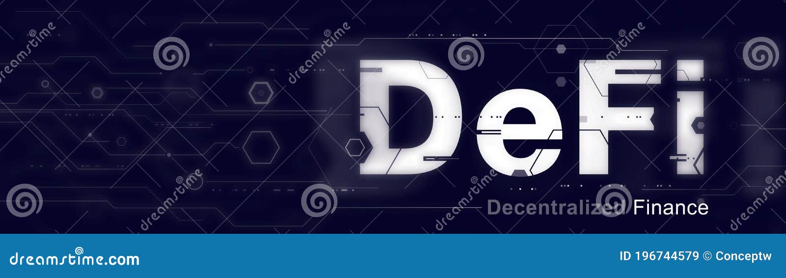 defi - decentralized finance and crypto finance