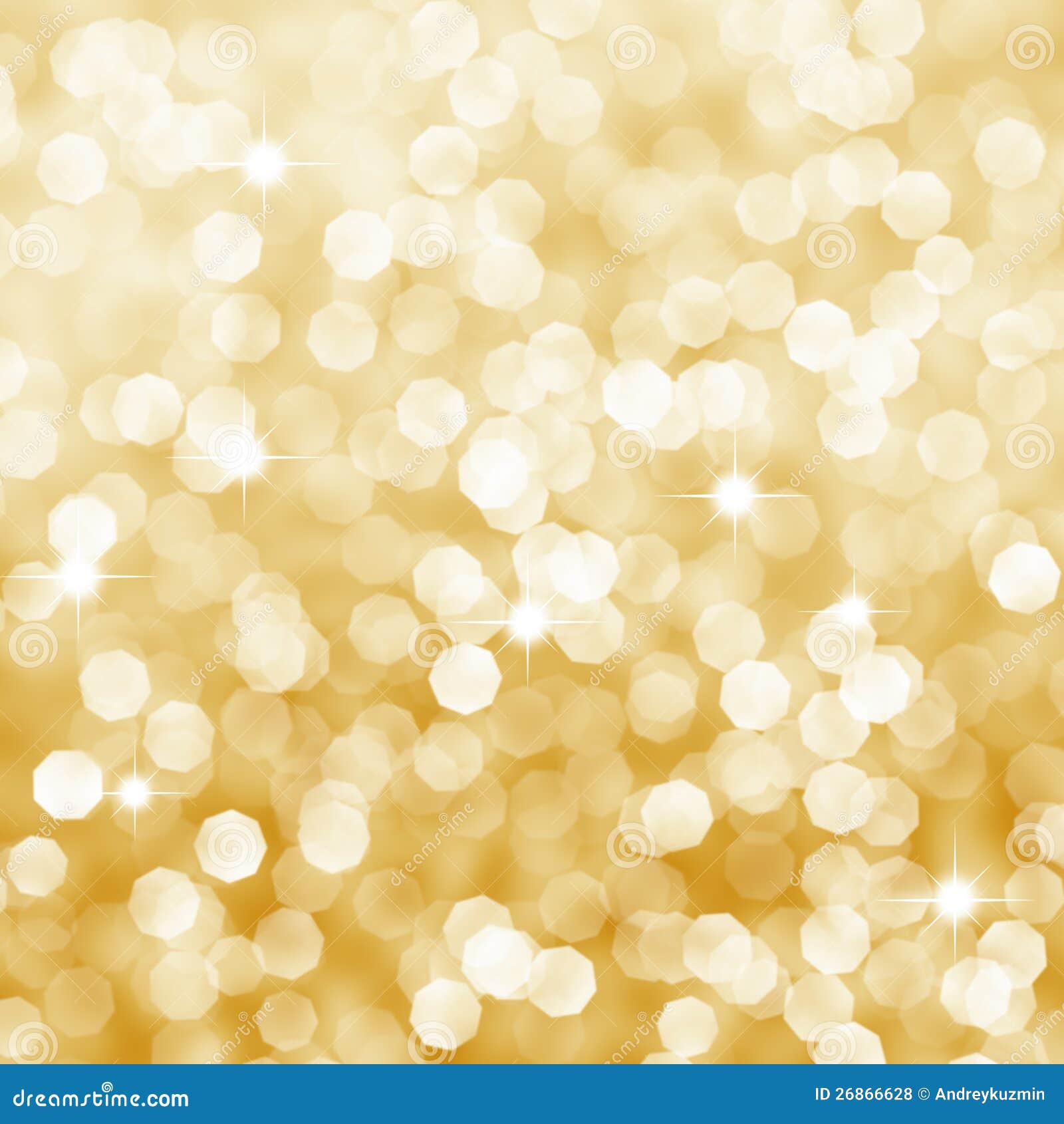 Deficused Golden Bokeh Background With Sparkles Royalty Free Stock ...