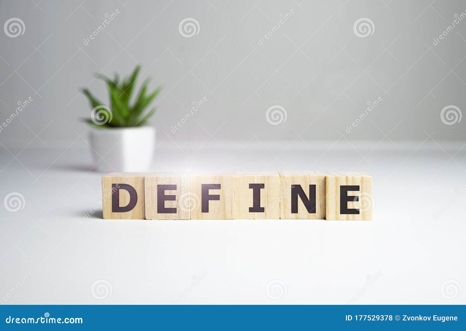 define word made with building blocks, define concept