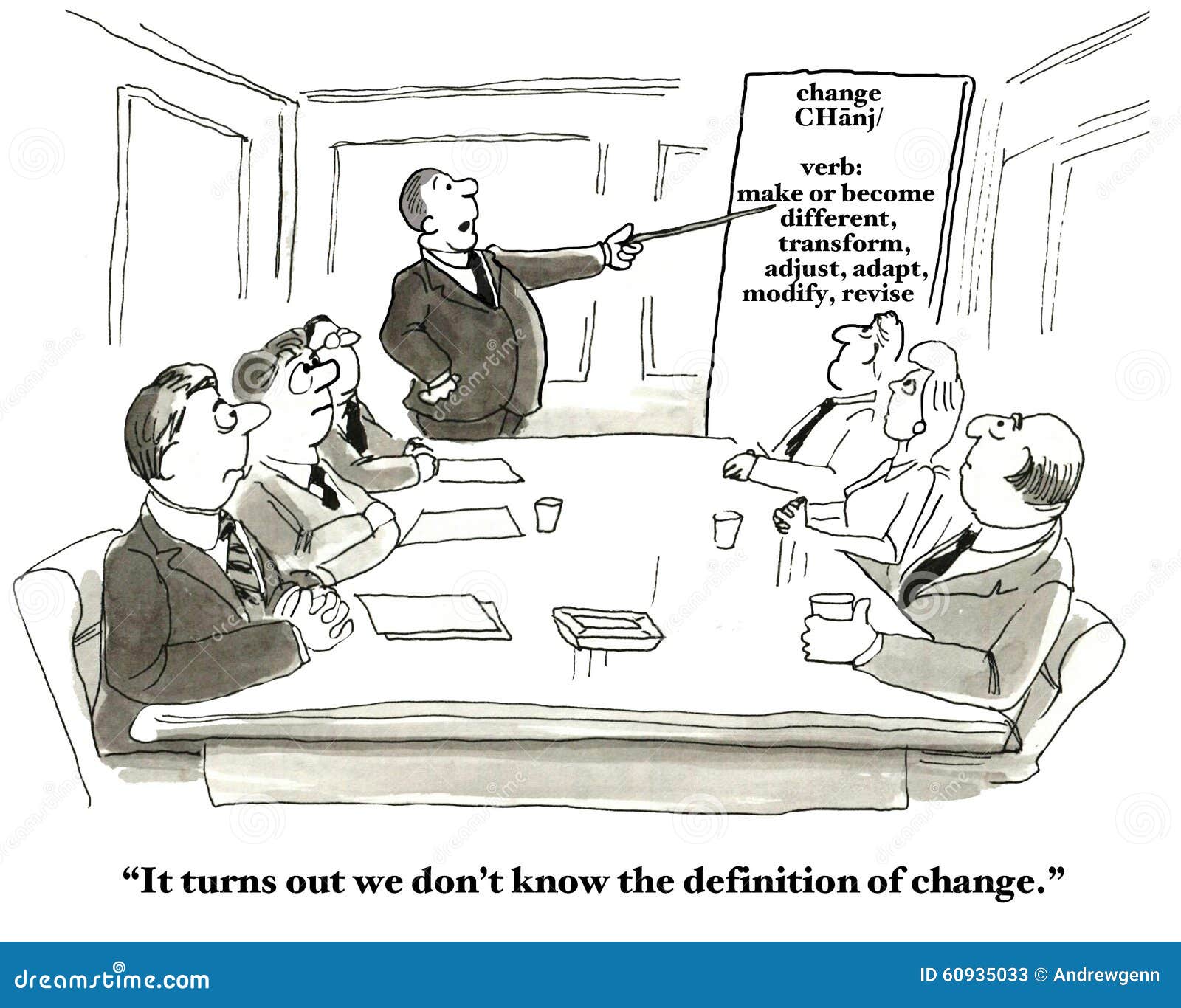 Management Of Change Cartoon