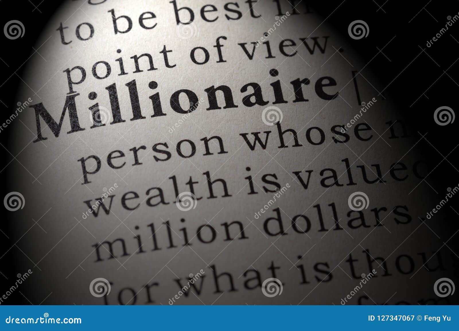 definition of millionaire