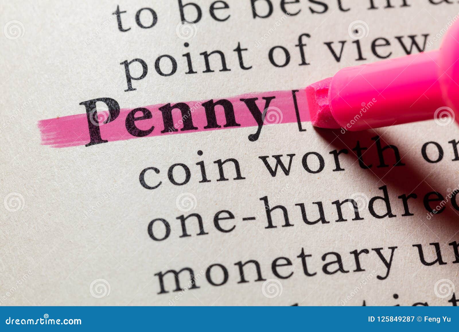 definition-of-penny-stock-image-image-of-printing-page-125849287