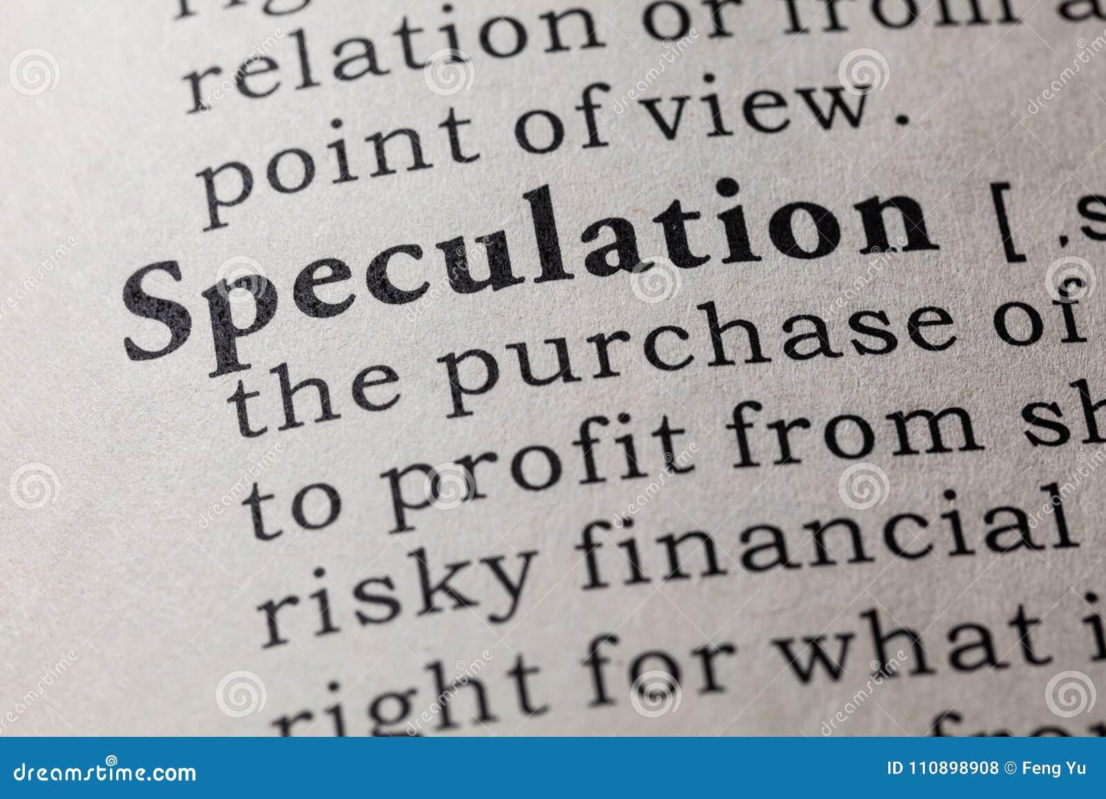 definition of speculation