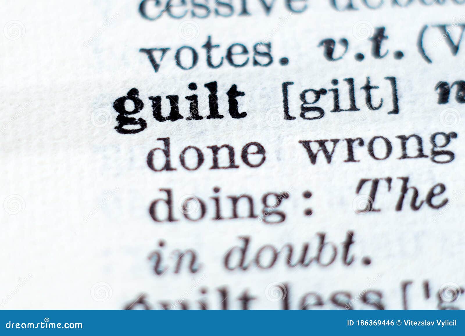 definition of word guilt