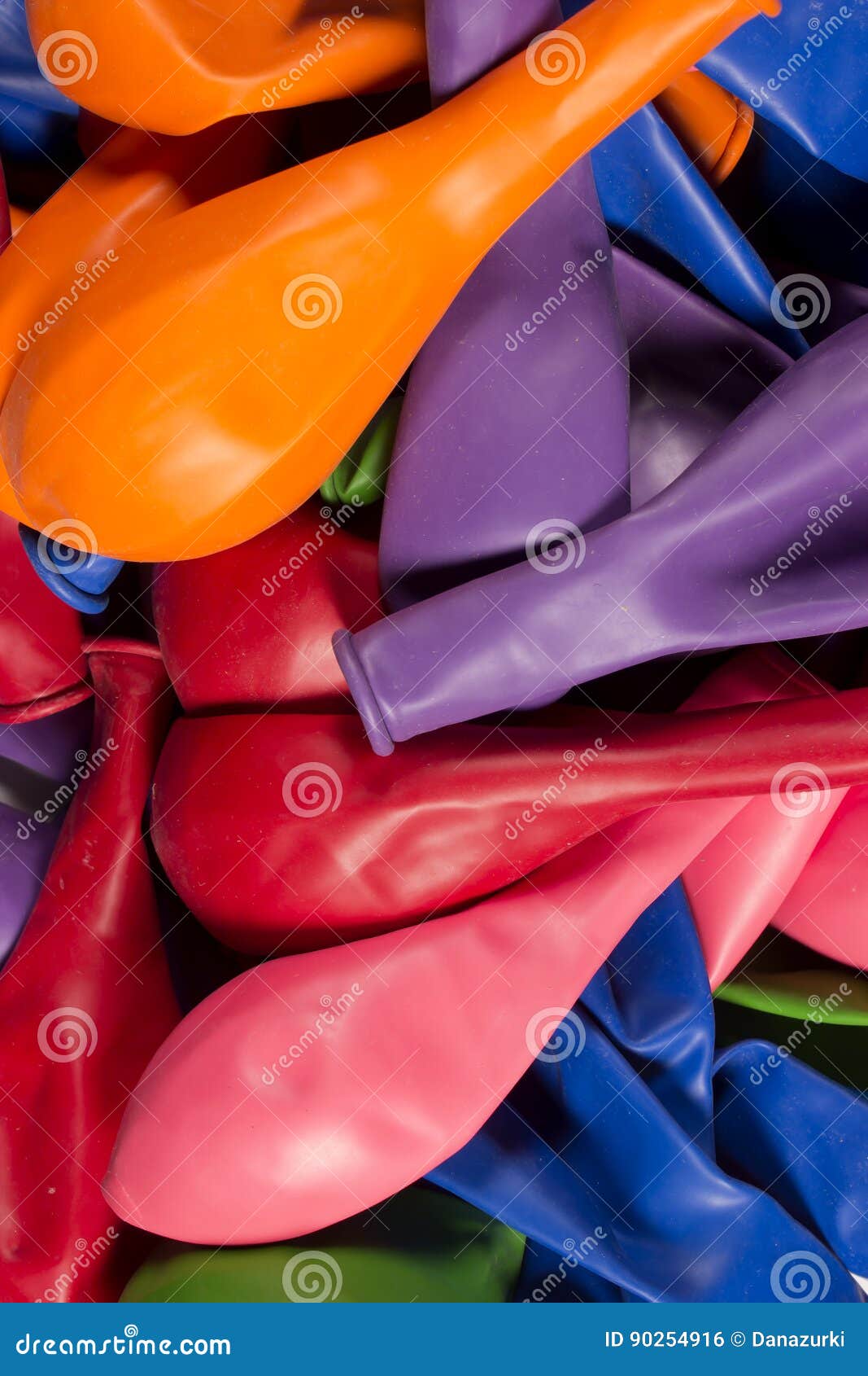 Deflated Helium Balloons stock photo. Image of colors 90254916