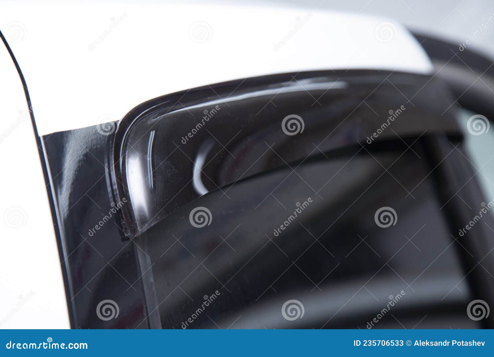 Deflectors for Side Windows of the Car.Car Accessory Stock Image Image of plastic, airflow
