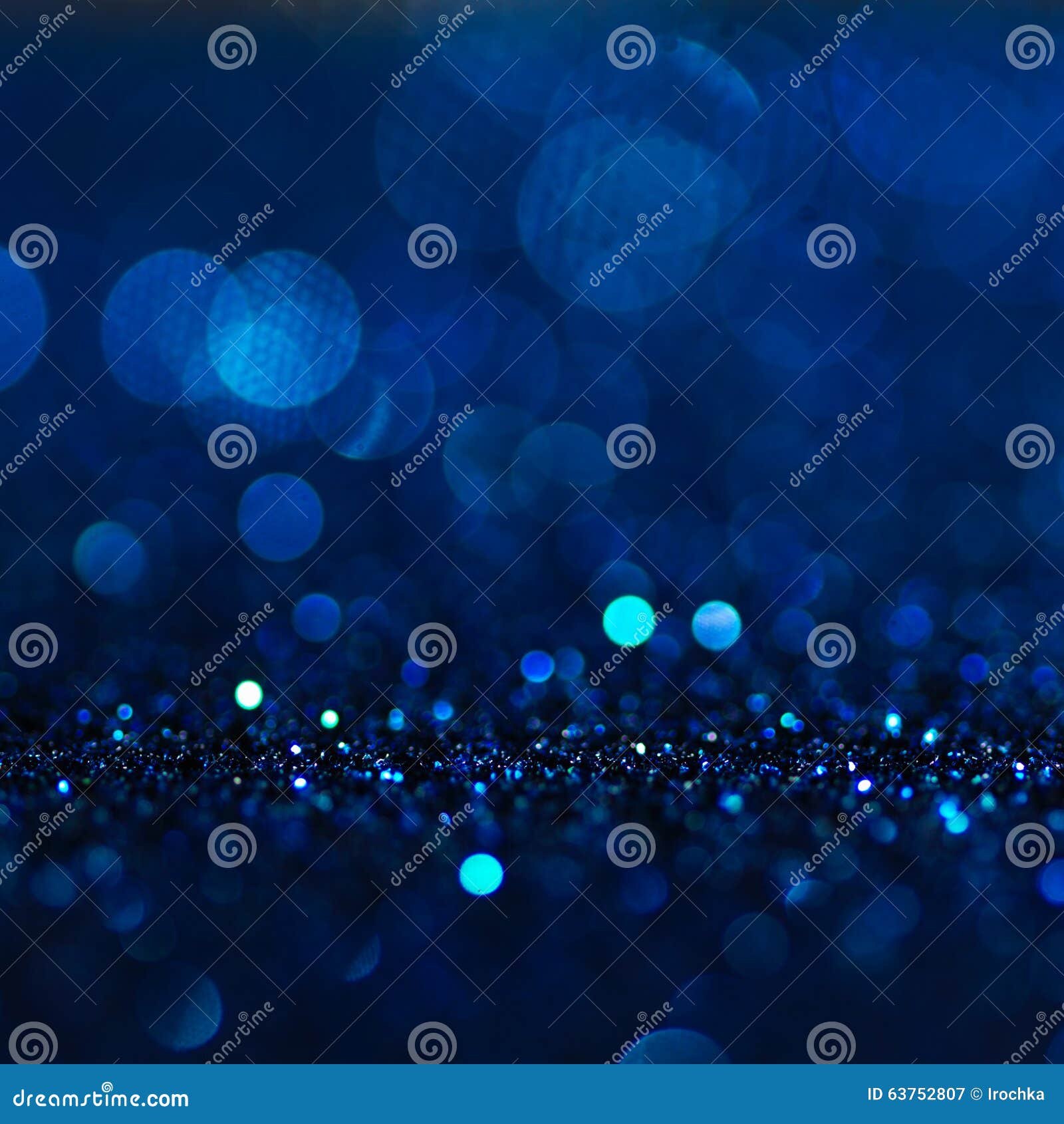 defocused abstract blue lights background . bokeh lights.