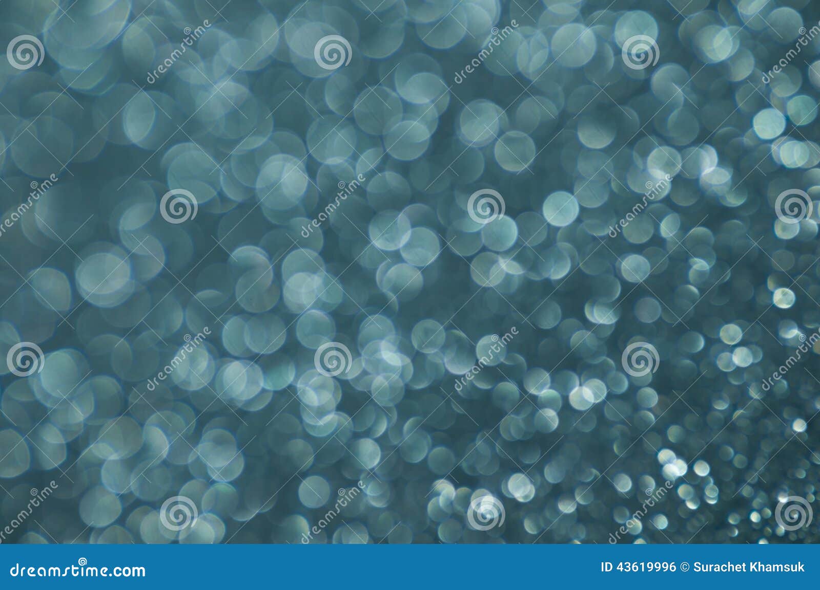 Defocused Abstract Pale Blue Lights Background Stock Photo Image