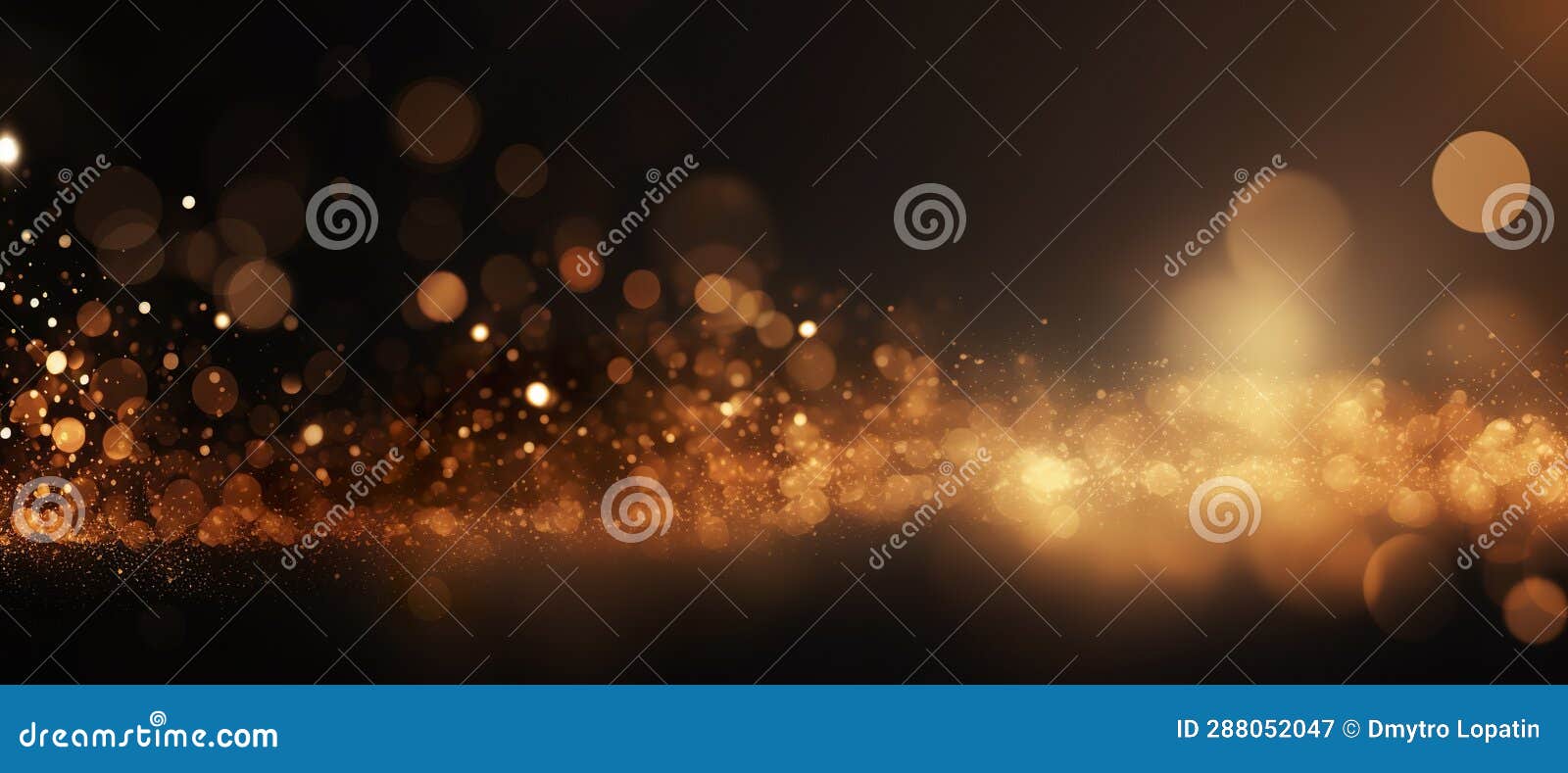 Defocused Golden Drops Pattern, Abstract Yellow Light Wallpaper ...