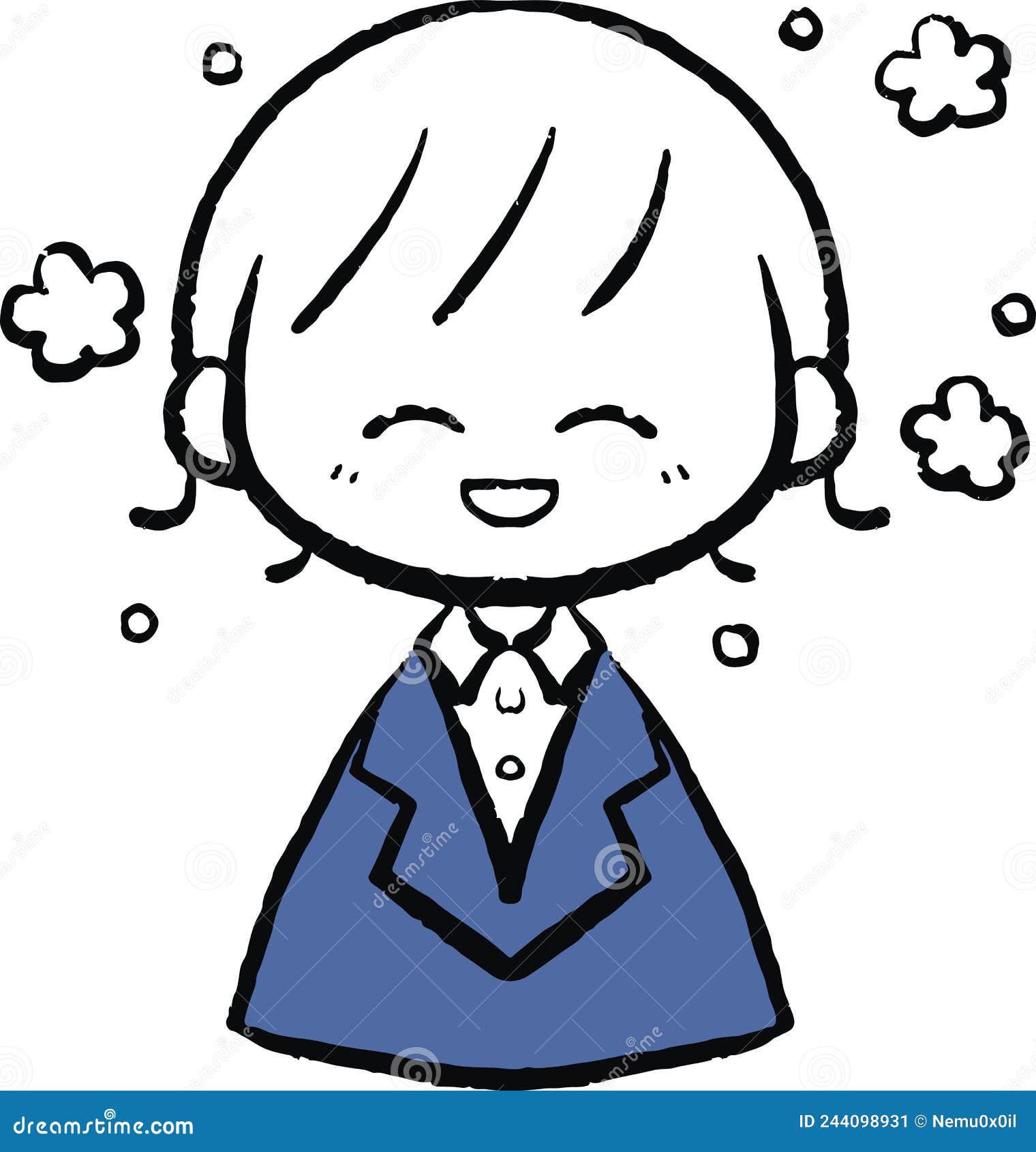  of a smiling, happy woman in a suit.