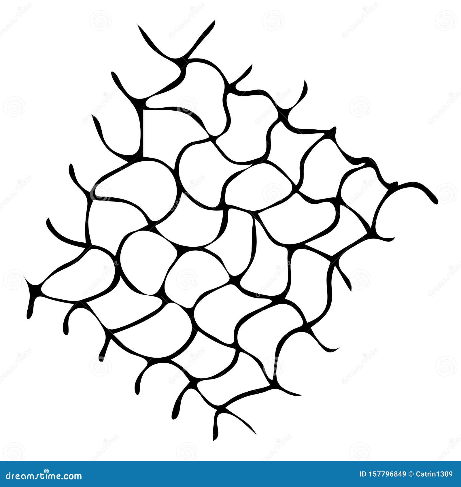 Deformed, Warped, Distorted Hand Drawn Lattice, Fishing Net, Trellis,  Grating Texture, Pattern. Black and White Vector Background Stock  Illustration - Illustration of cage, backdrop: 157796849