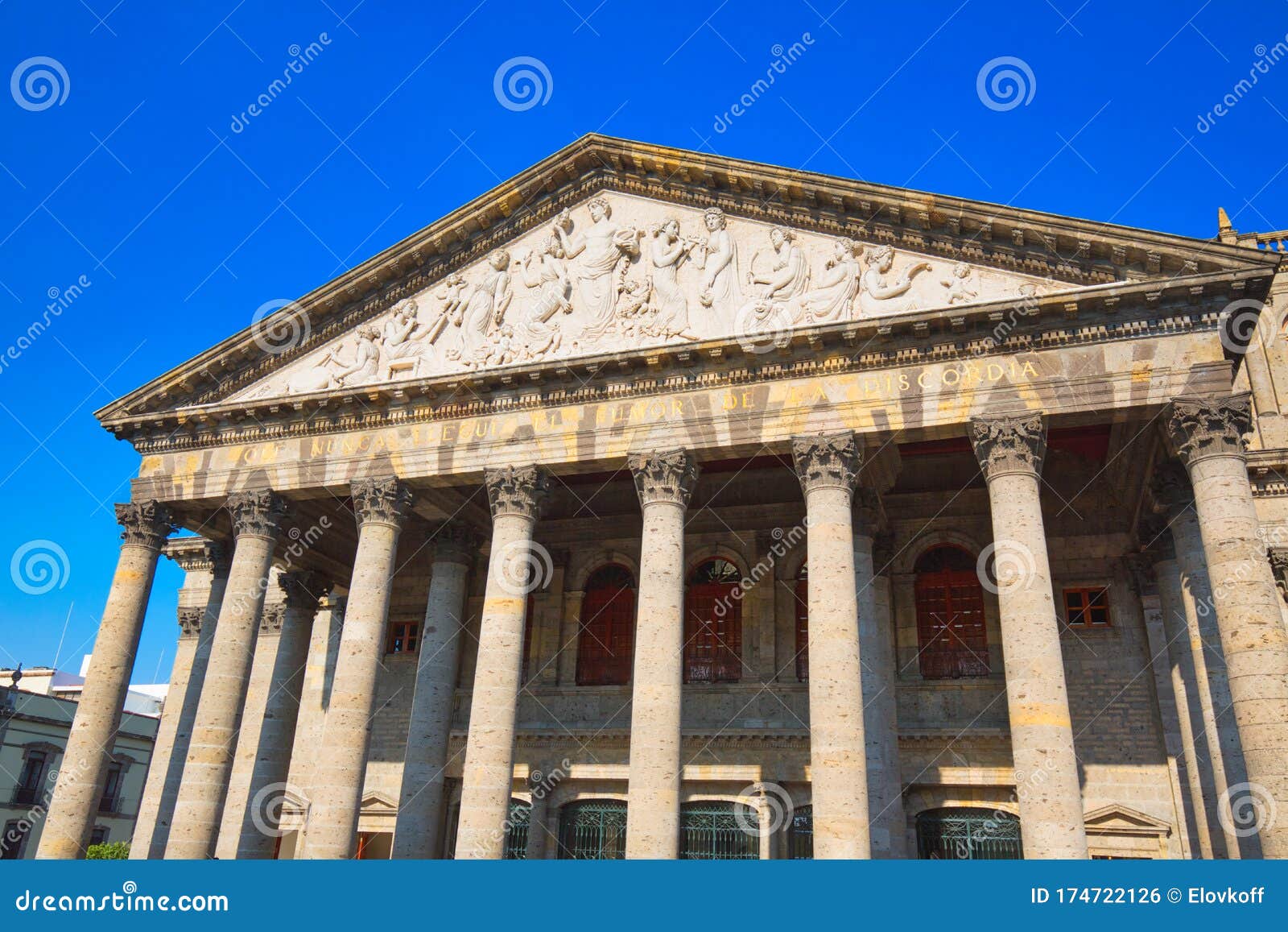 degollado theater teatro degollado located on the liberation plaza plaza de liberacion in guadalajara, mexico