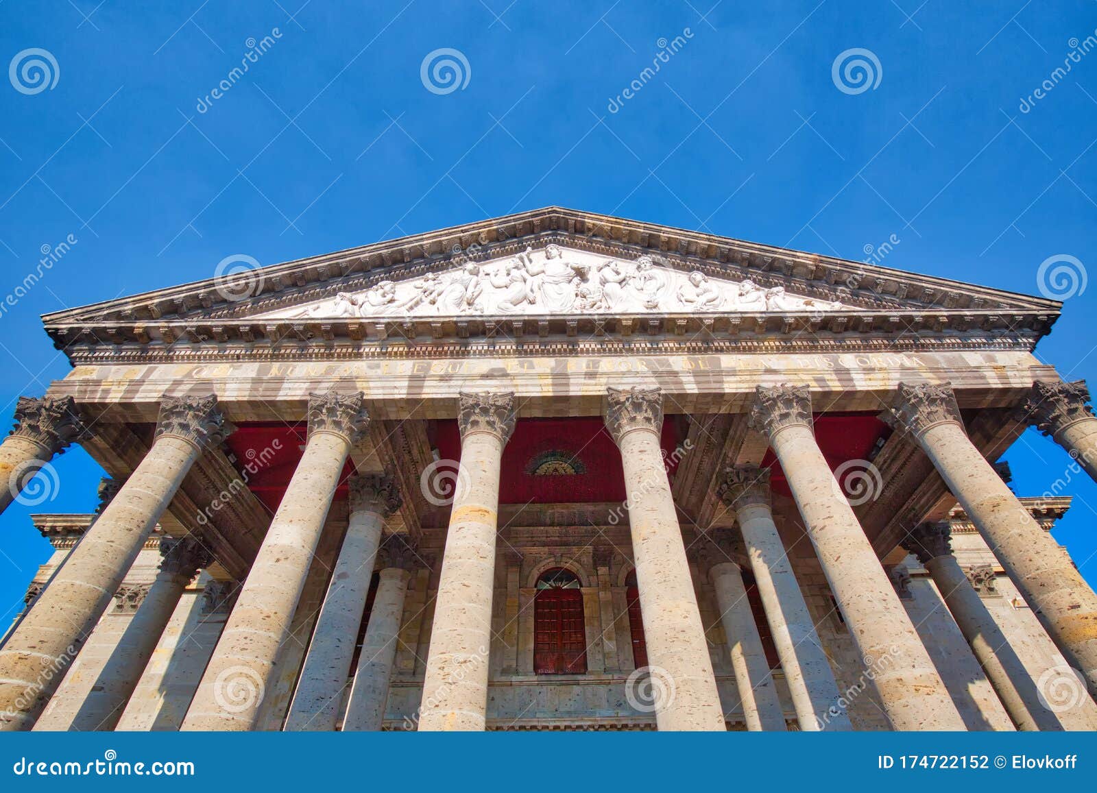 degollado theater teatro degollado located on the liberation plaza plaza de liberacion in guadalajara, mexico