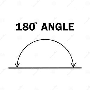 Graph With 180 Degrees Angle Outline Royalty Free Vector 51 OFF