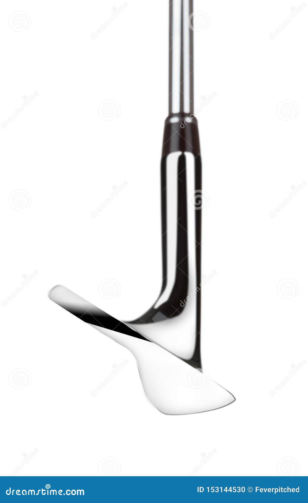 60 Degree Loft Angle Golf Club Wedge Iron Isolated on White Background