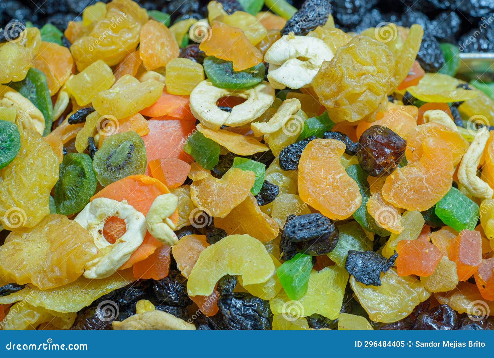 Dehydrated fruit mix. stock image. Image of snack, mixed 296484405