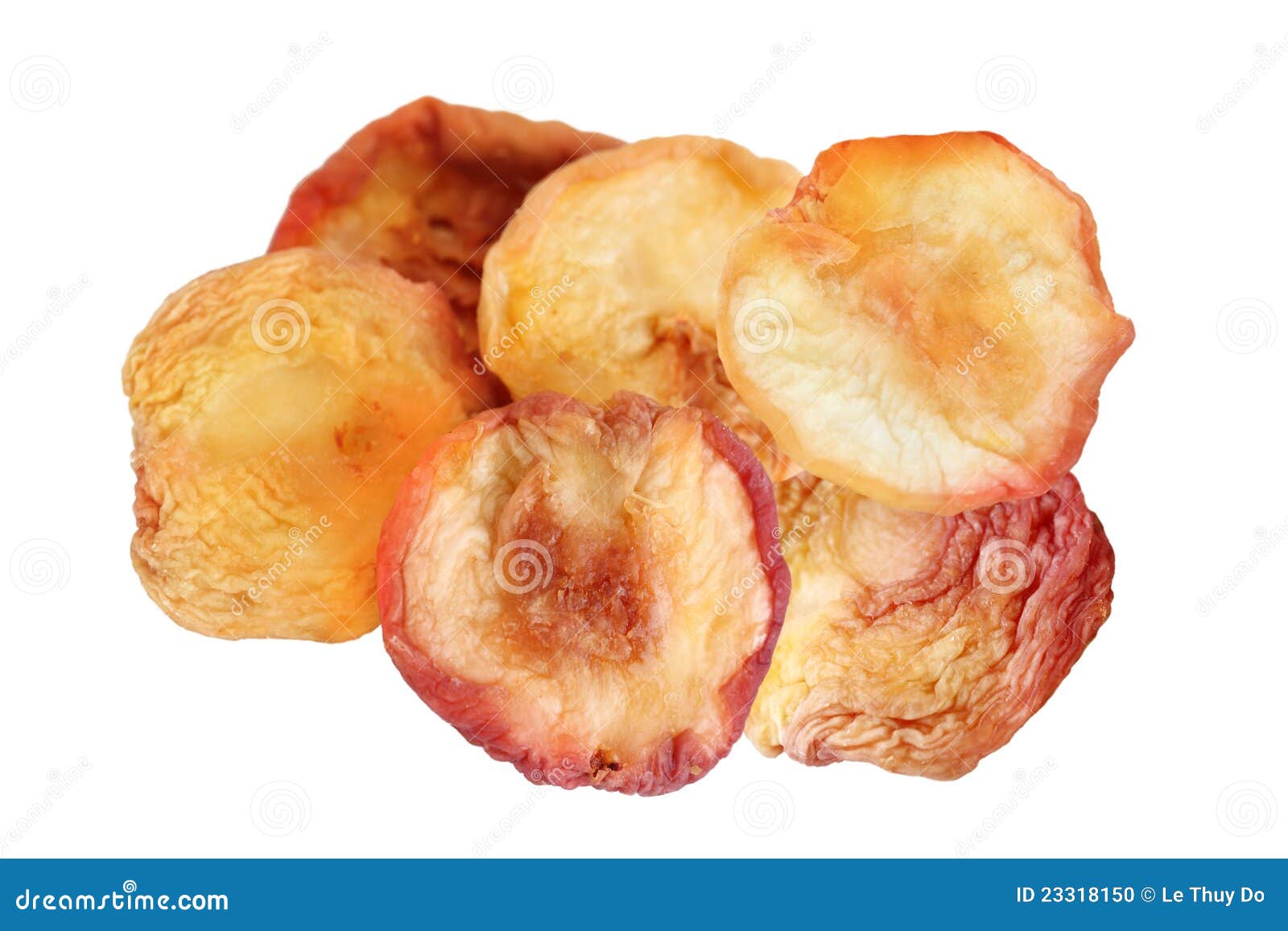 dehydrated red peaches