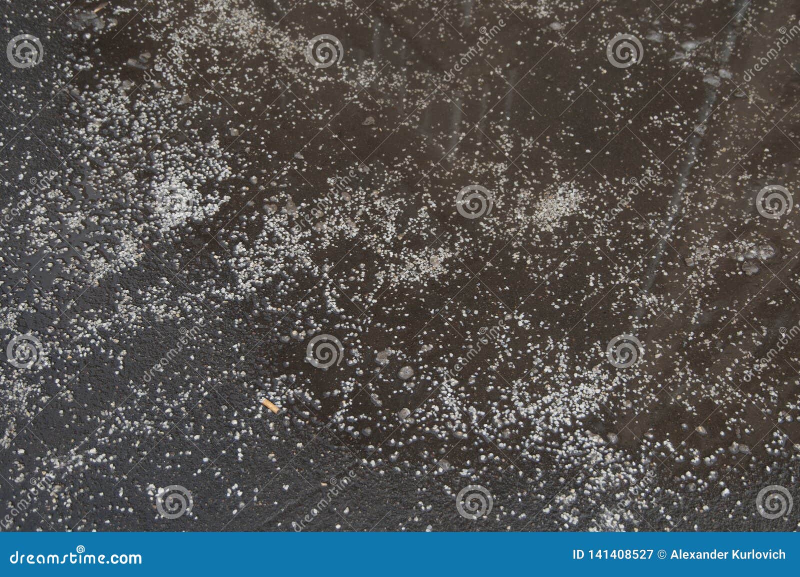 Deicing Chemicals on Asphalt Road Stock Image Image of substances, asphalt 141408527