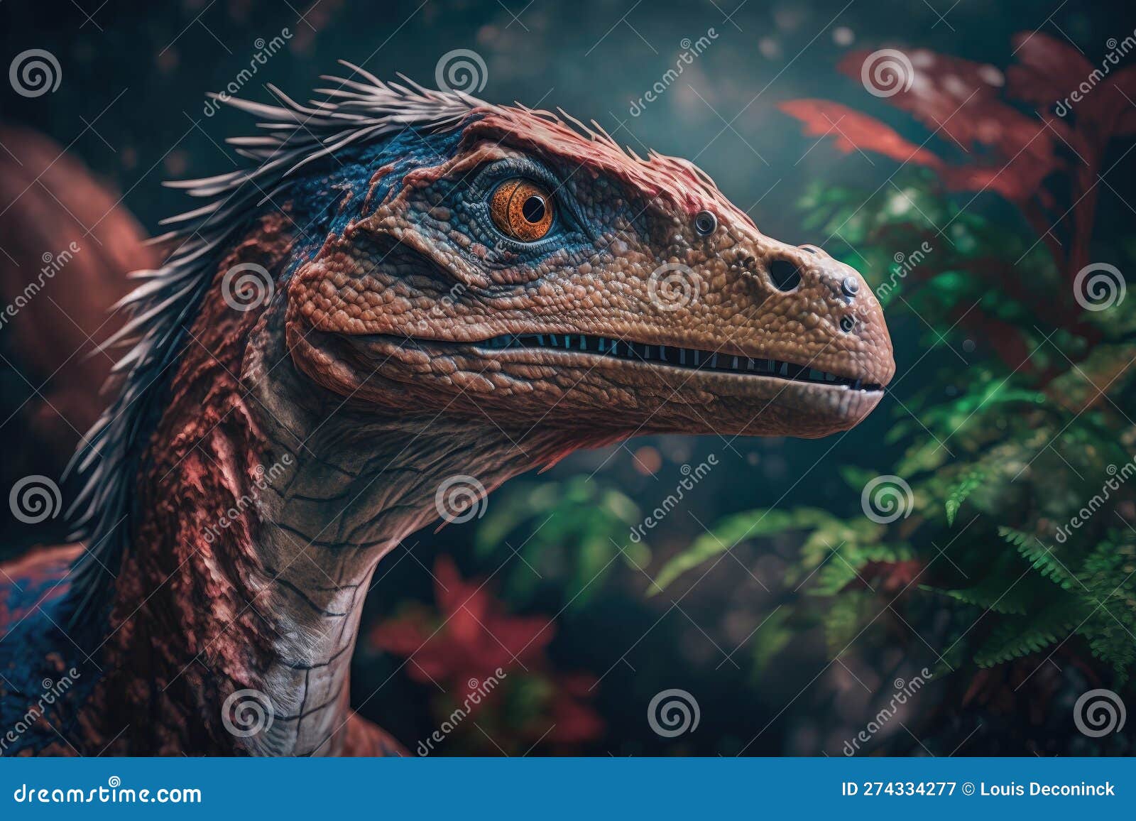 Deinonychus Um Dinossauro Realista Em 6 Poses Diferentes