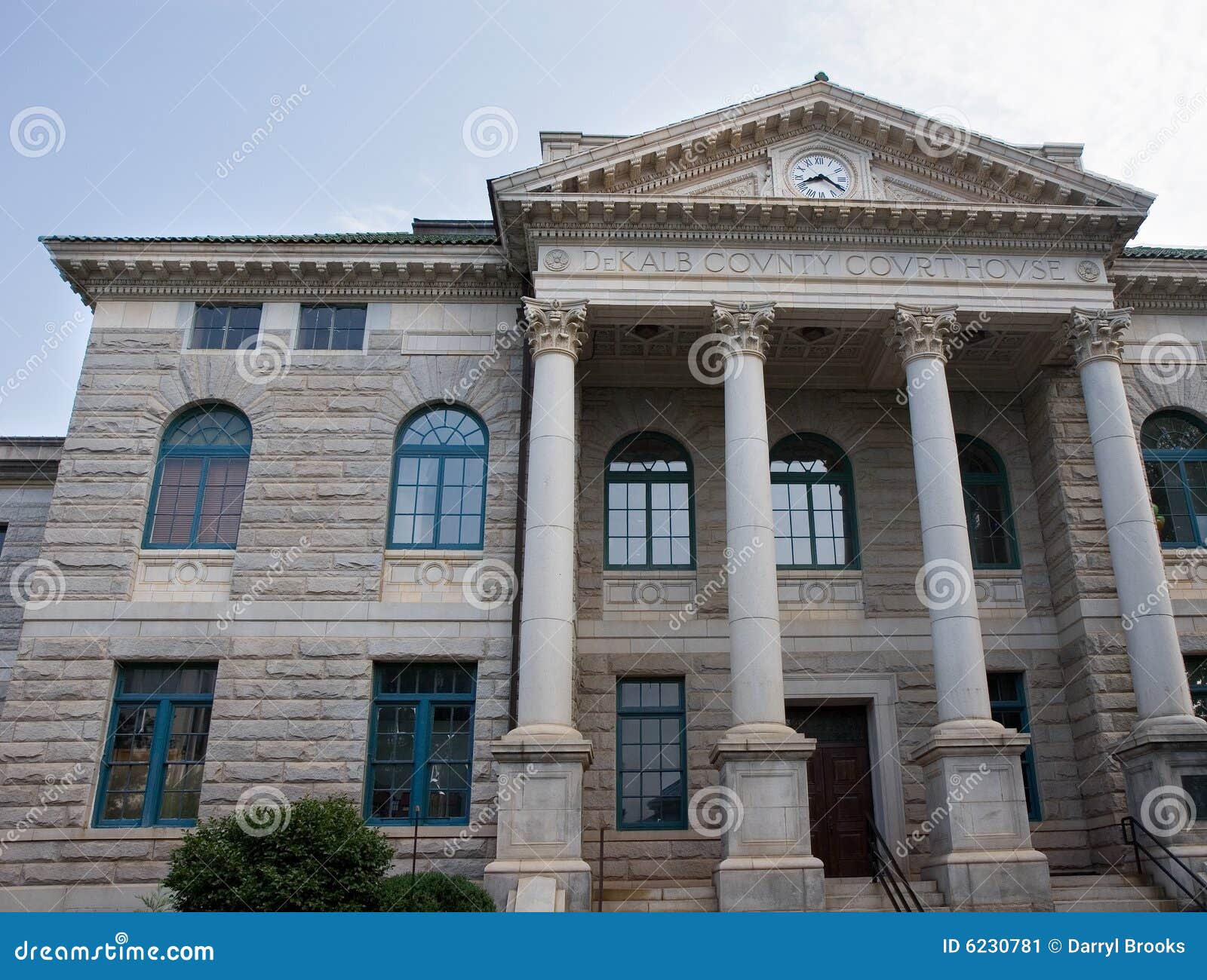 Dekalb County Courthouse Columns Stock Image Image of courthouse