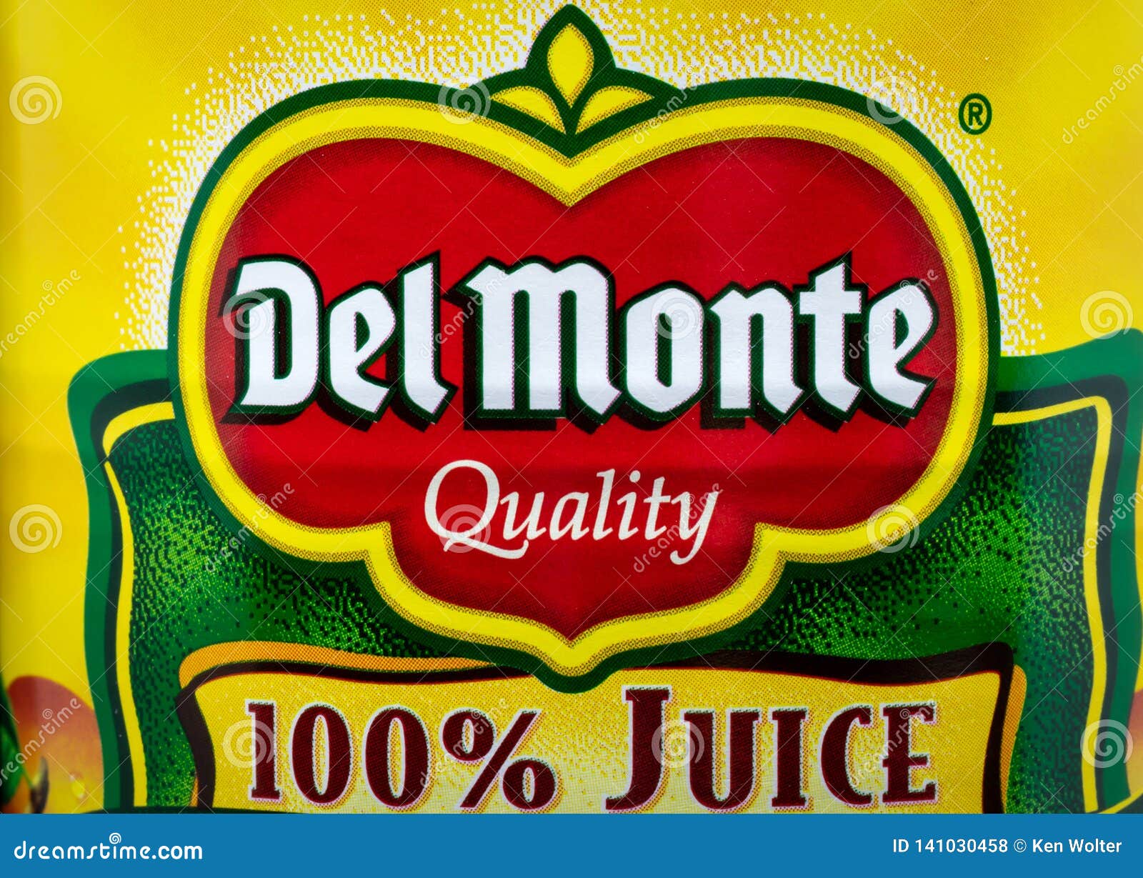 Del Monte Canned Fruit E Logotipo Da Marca Registrada Foto De Stock Editorial Imagem De Produto Distribui