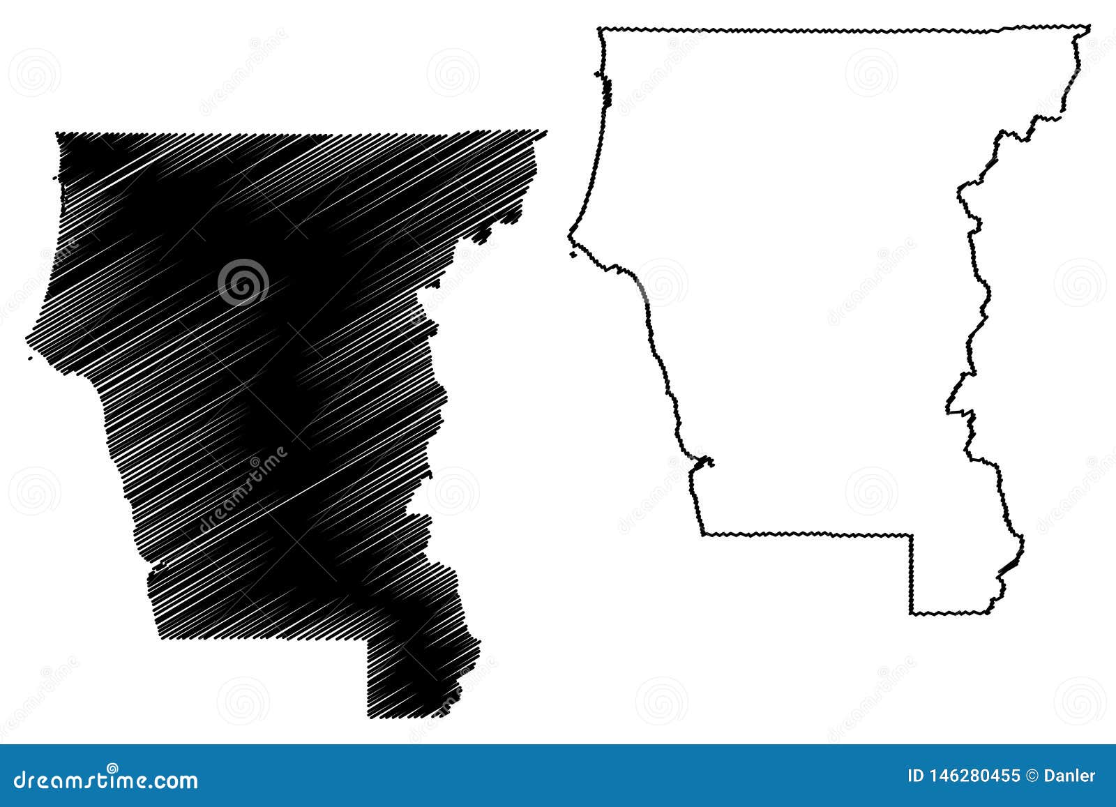 del norte county, california map 