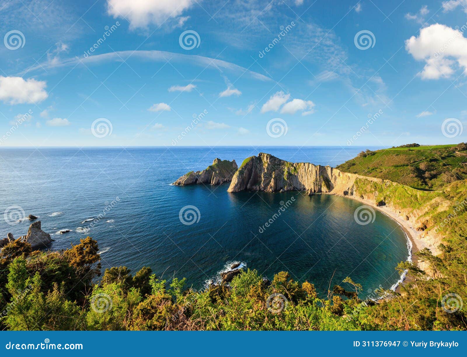 del silencio beach (asturias, spain